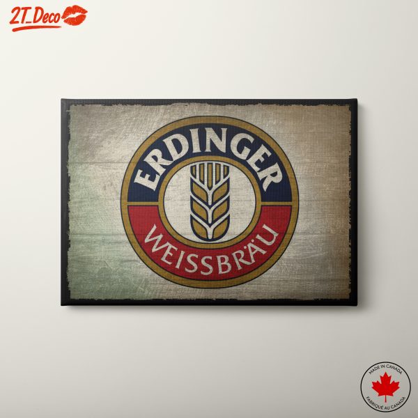 Erdinger Weissbräu Vintage Beer Brand Artwork