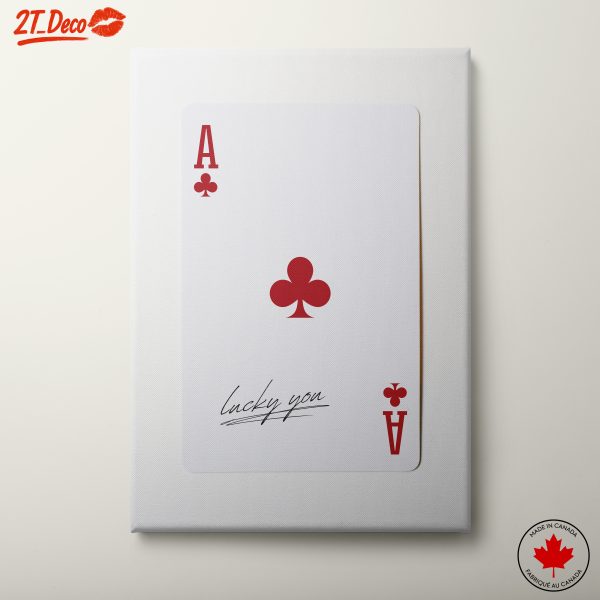 Ace of Clubs Playing Card Art