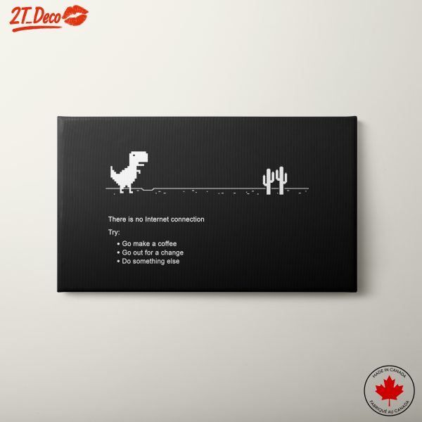 Dinosaur Game Artwork Inspired by Chrome
