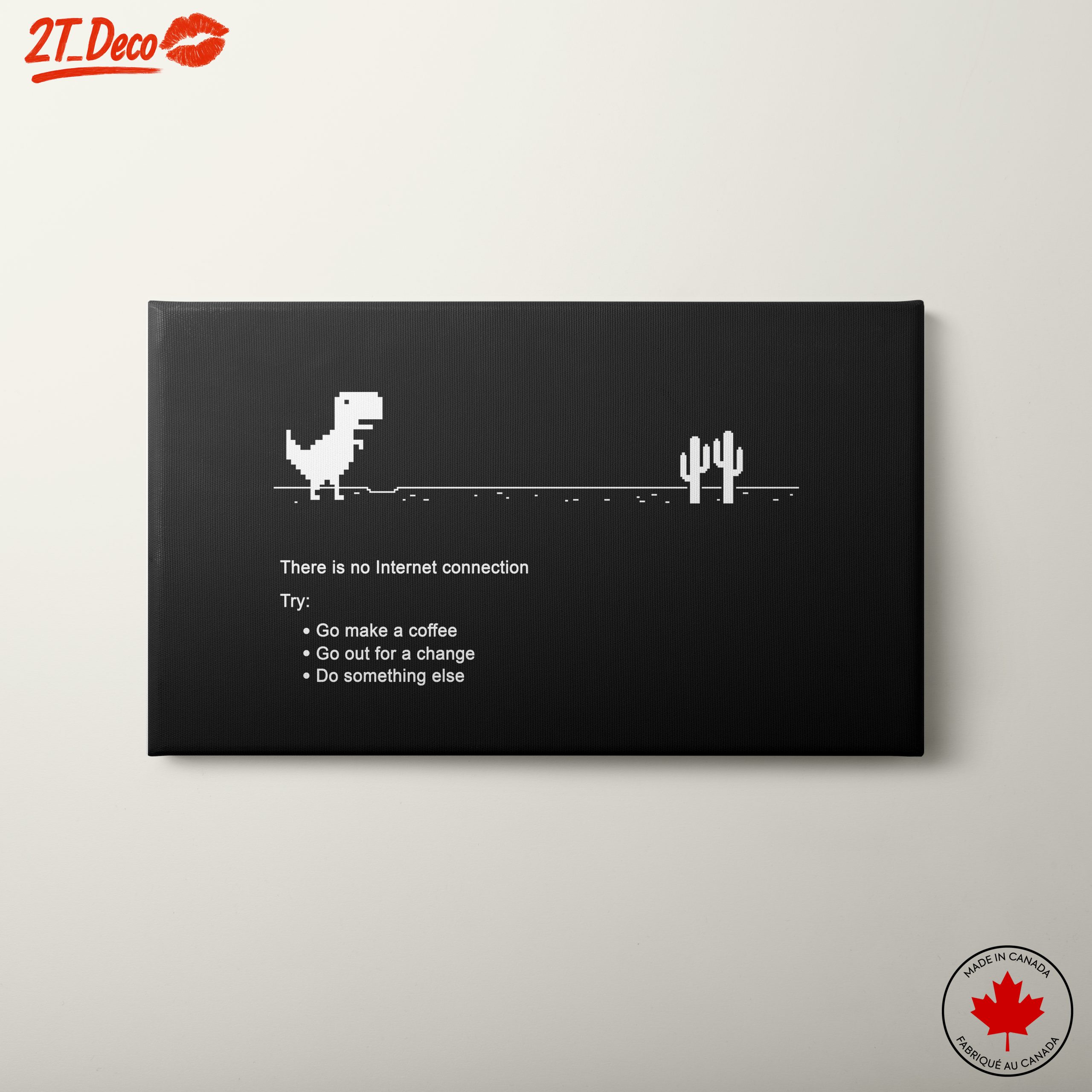 Dinosaur Game Artwork Inspired by Chrome