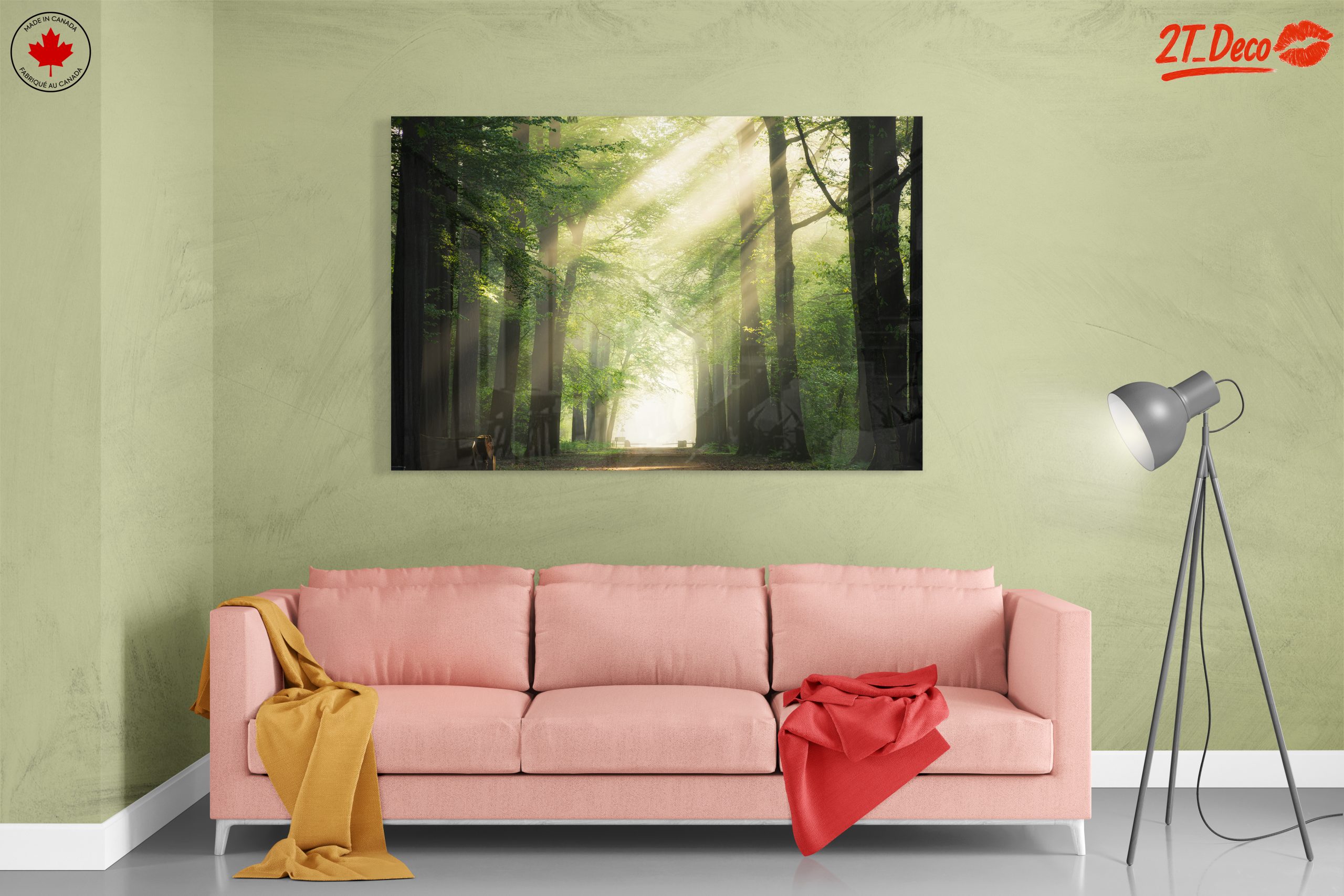 Misty Forest Path With Sunlight - Image 7