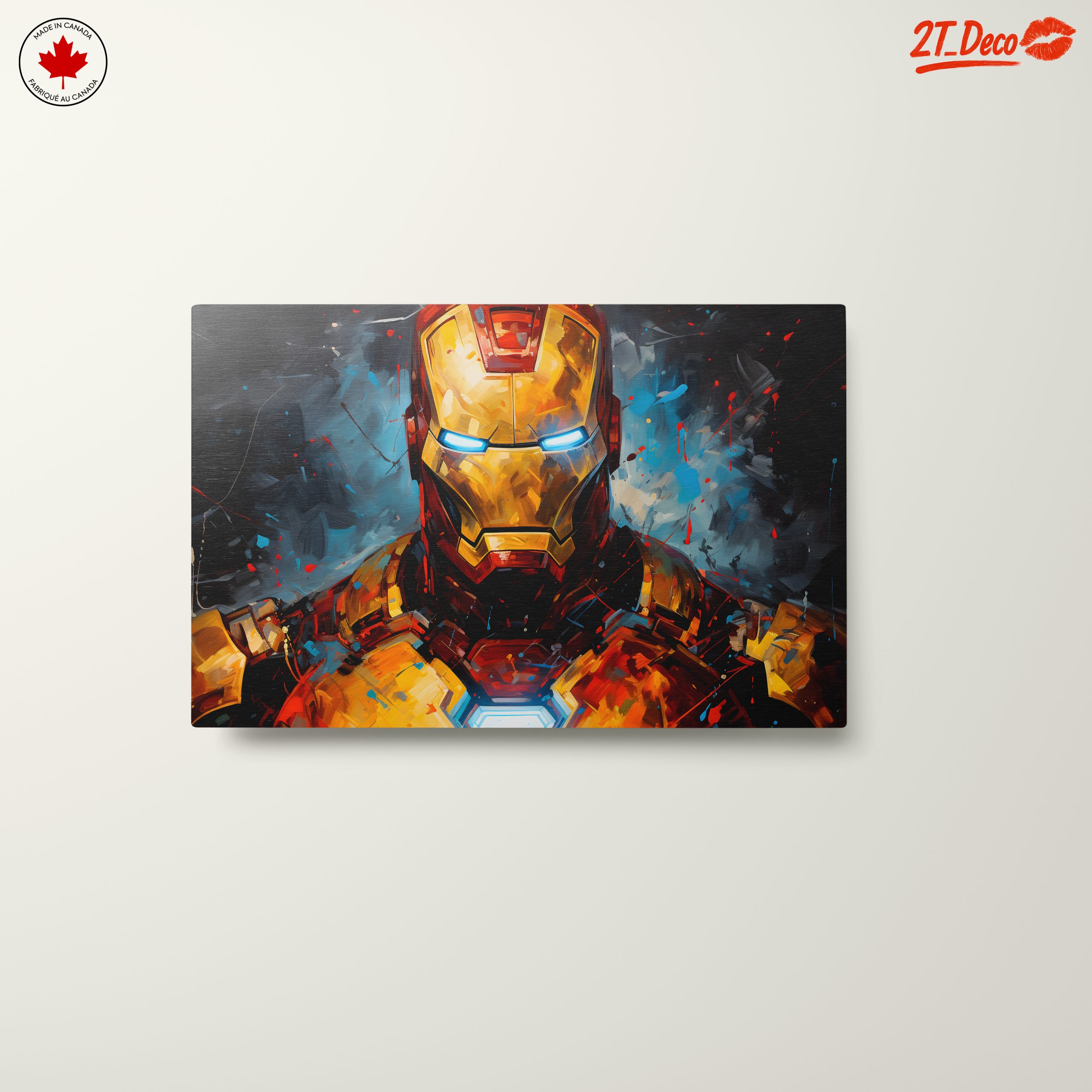 Iron Man Artwork Featuring Bold Colors and Dynamic Style - Image 10