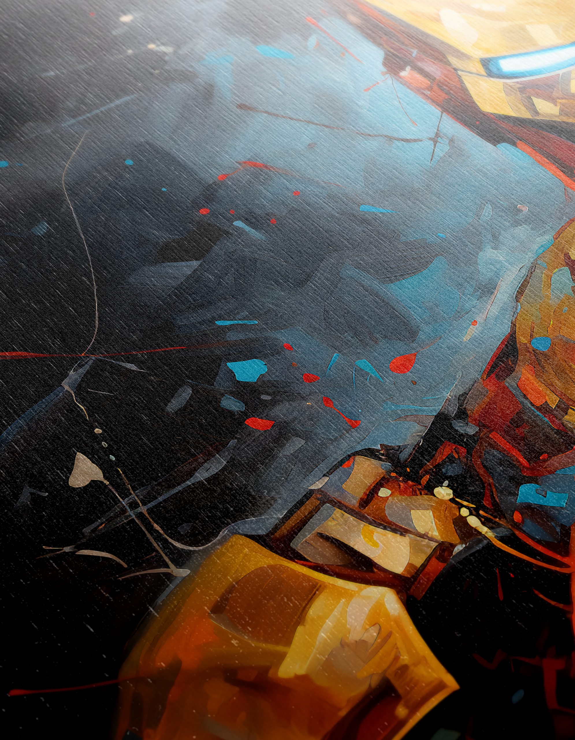 Iron Man Artwork Featuring Bold Colors and Dynamic Style - Image 12