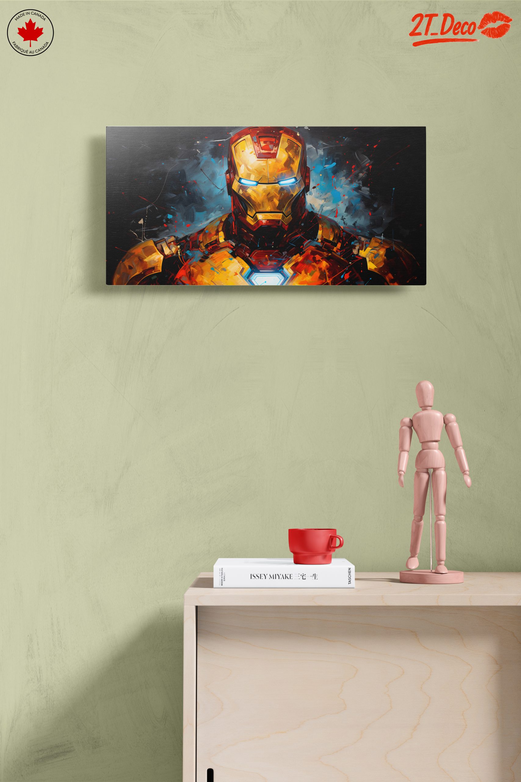 Iron Man Artwork Featuring Bold Colors and Dynamic Style - Image 14