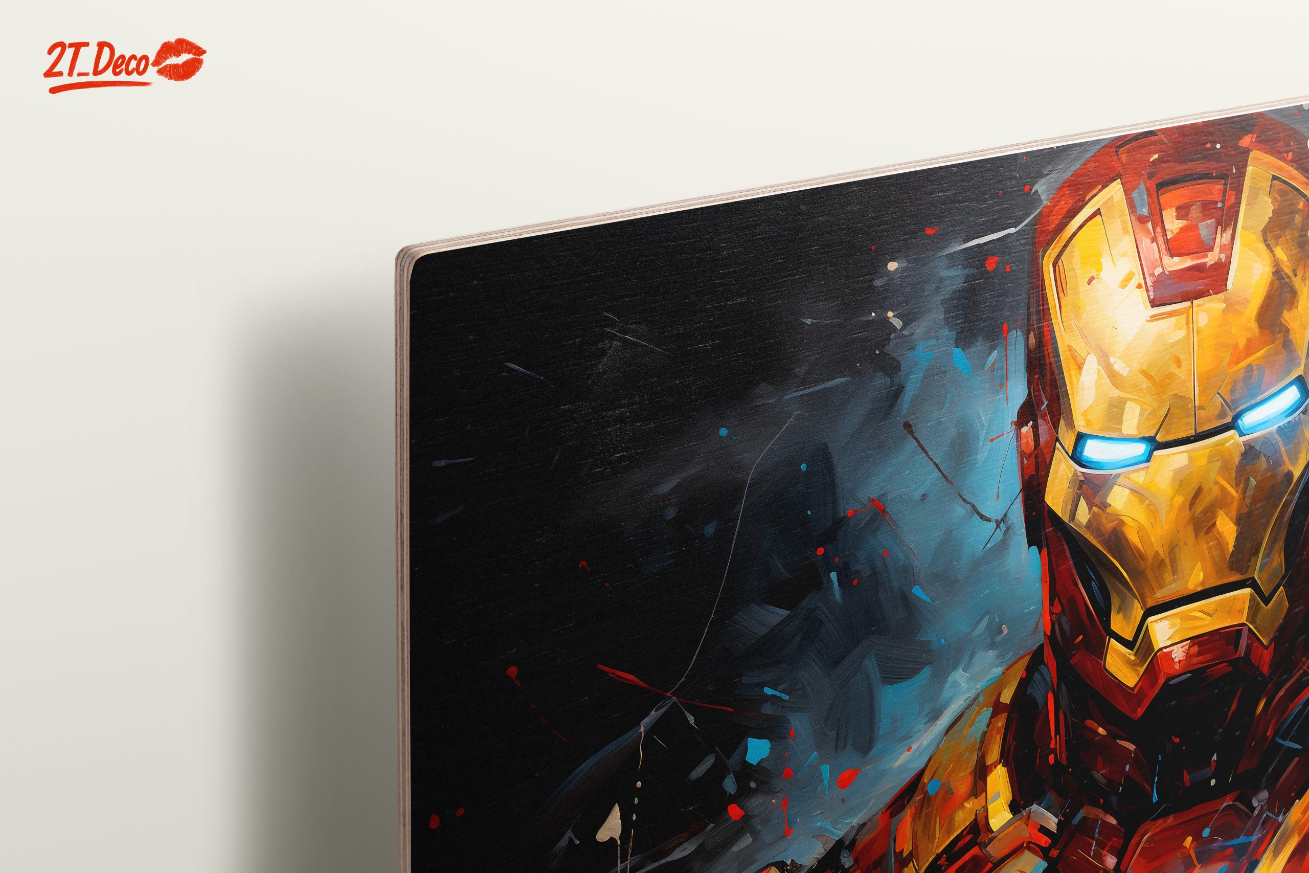 Iron Man Artwork Featuring Bold Colors and Dynamic Style - Image 15