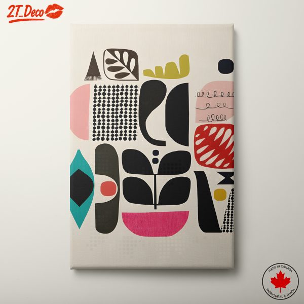 Playful Modern Botanical Composition