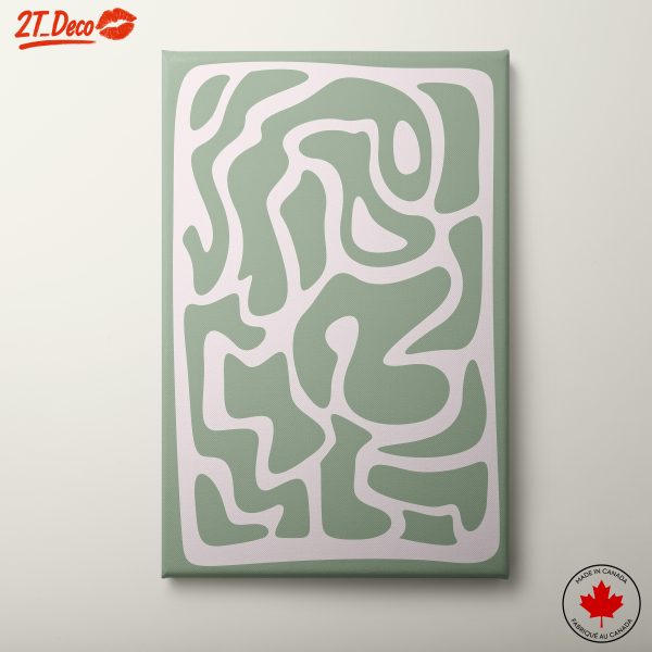 Organic Abstract Design for Modern Spaces