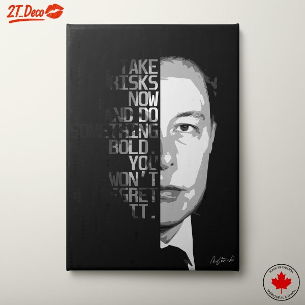 Inspirational Quote Wall Art Featuring Bold Message