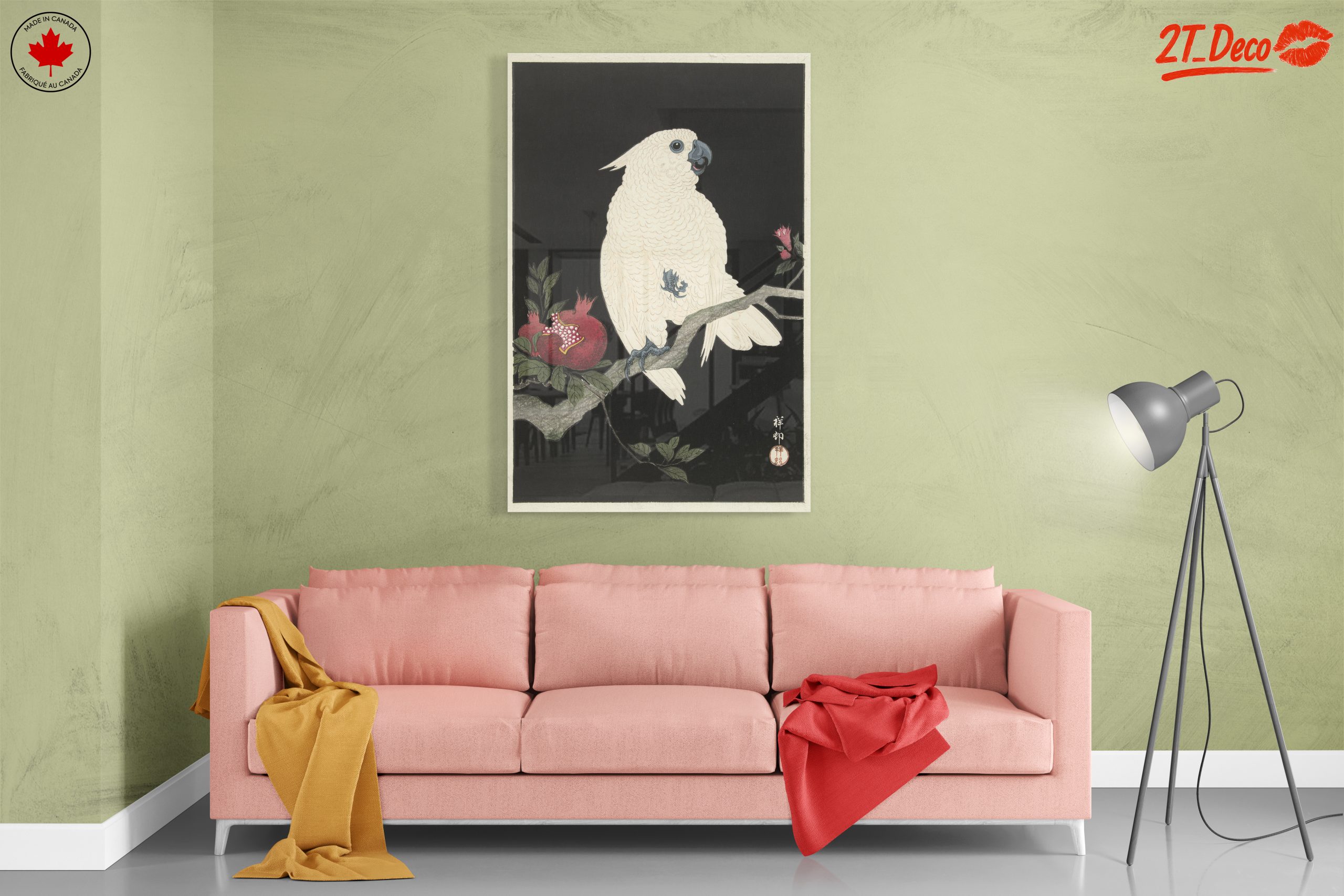 Elegant White Bird on Branch - Image 7