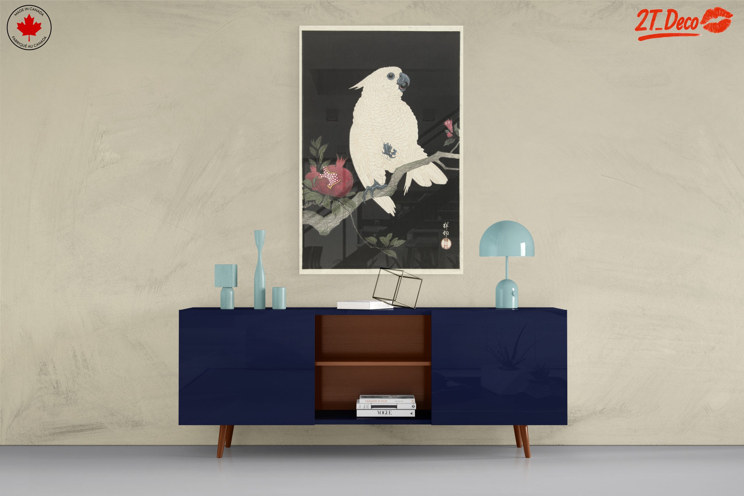 Elegant White Bird on Branch - Image 8