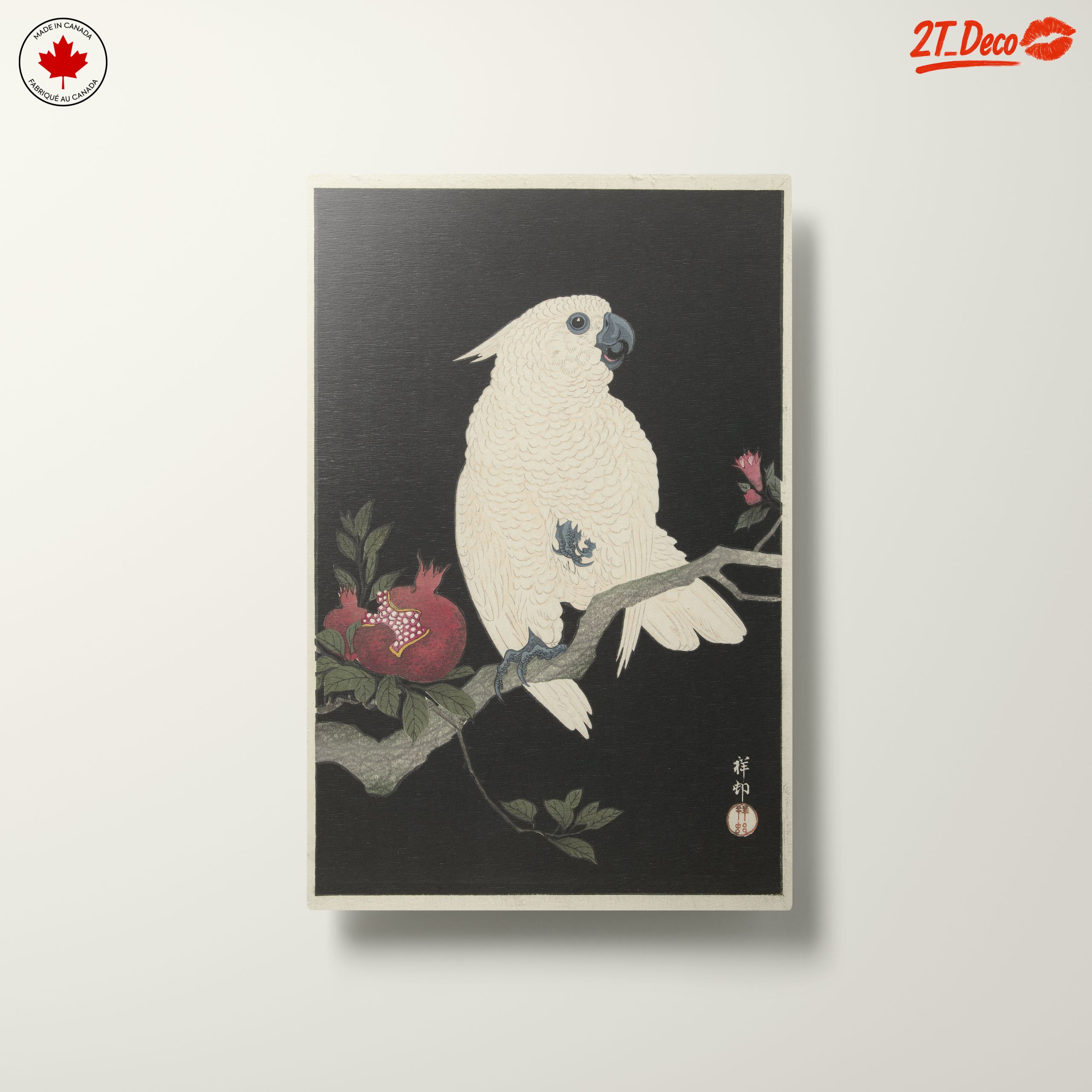 Elegant White Bird on Branch - Image 10