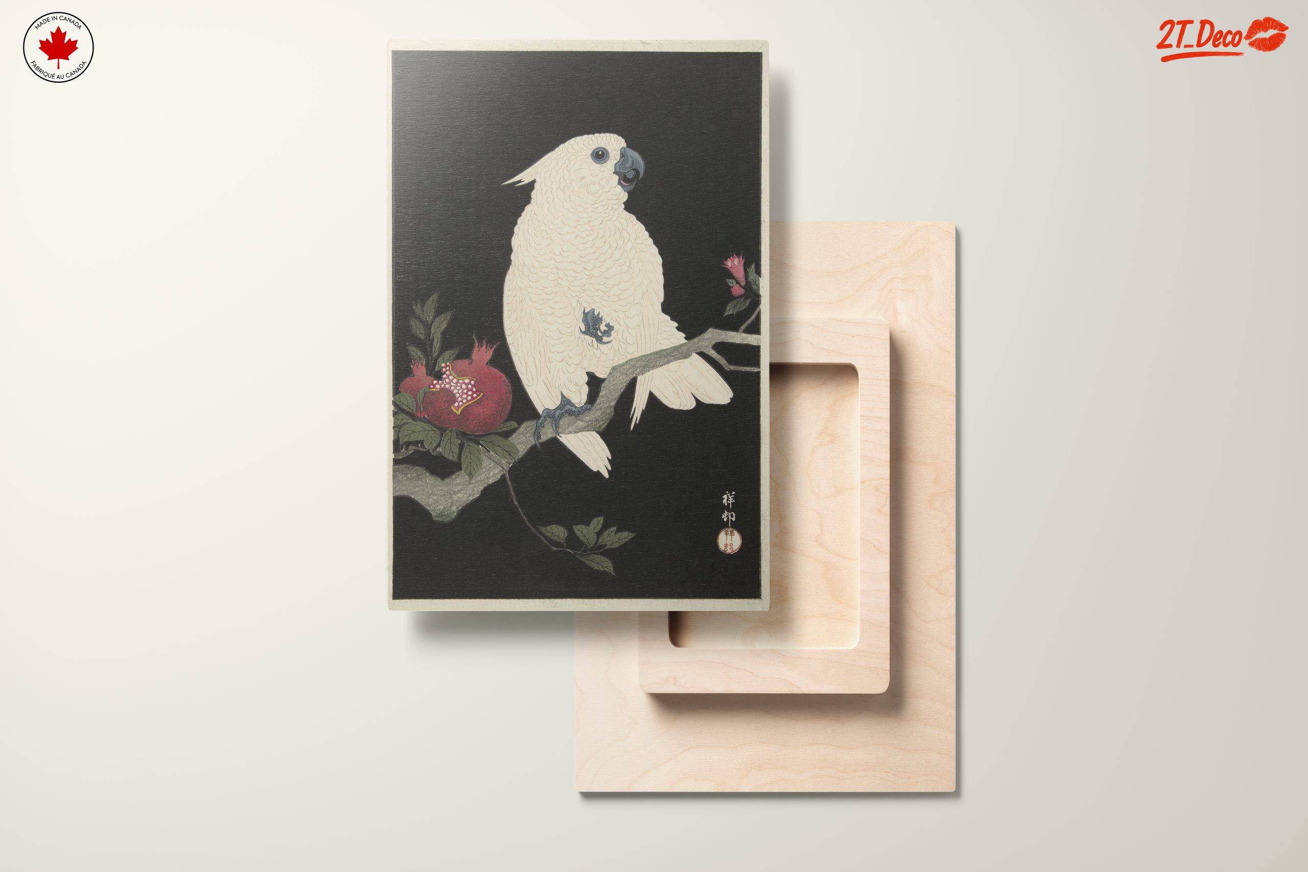 Elegant White Bird on Branch - Image 11