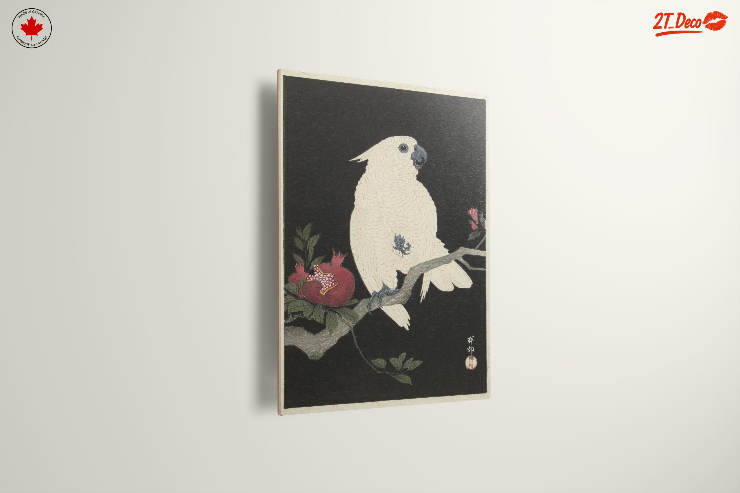 Elegant White Bird on Branch - Image 13