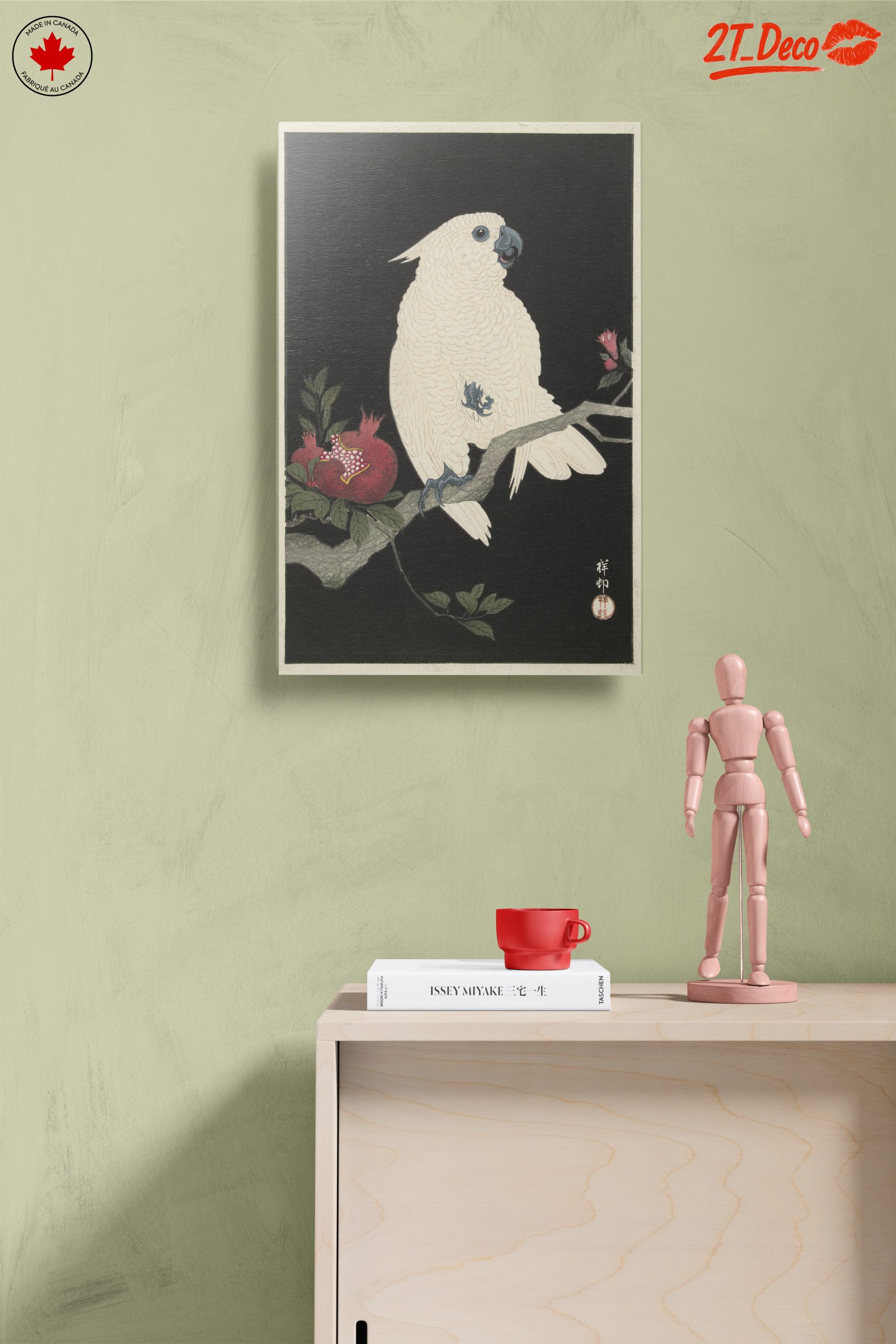 Elegant White Bird on Branch - Image 14