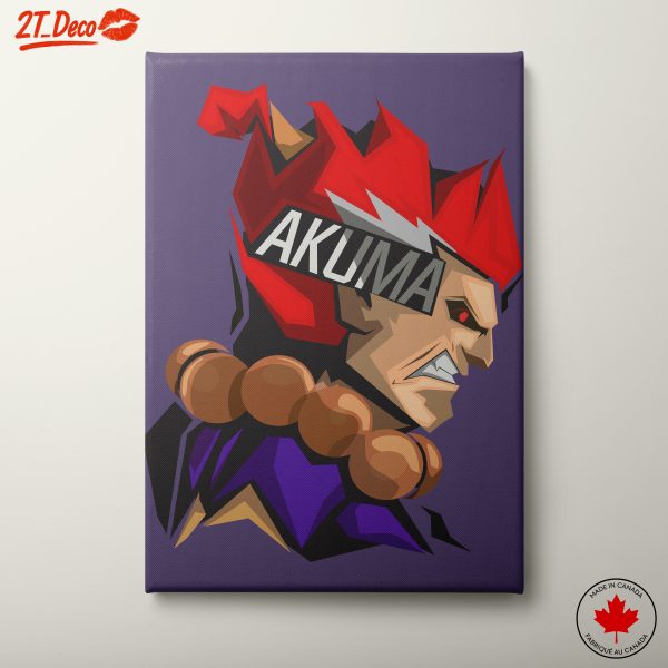 Akuma Character Wall Art Design
