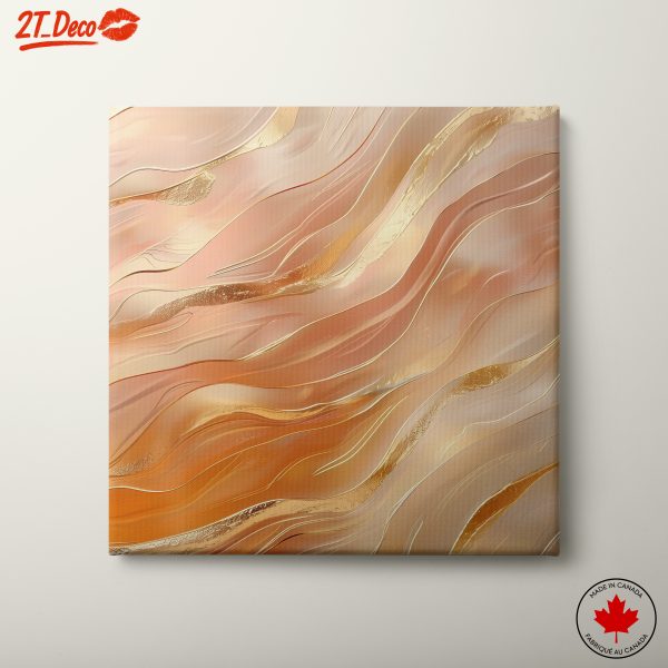 Contemporary Abstract Art in Warm Tones