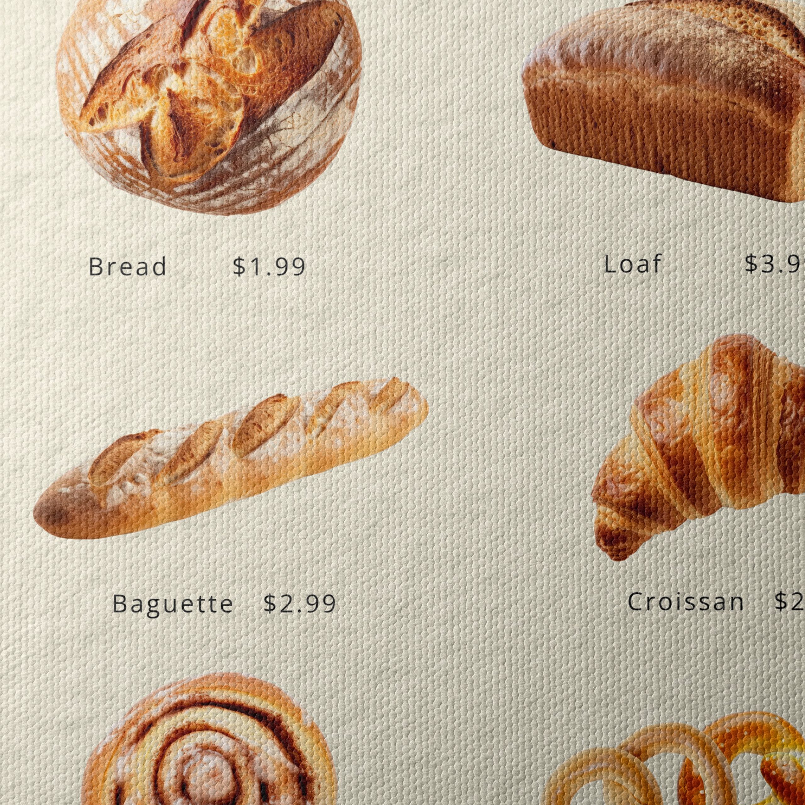 Fresh Breads Still Life Display - Image 4