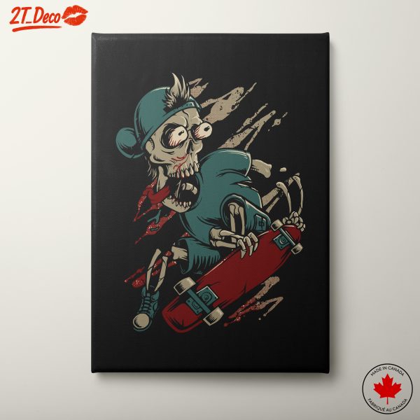 Gothic Skateboarder Artwork