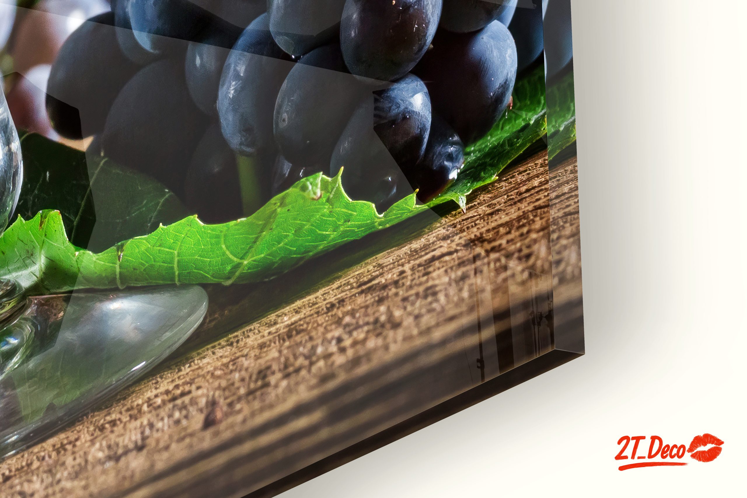 Elegant Wine Still Life with Grapes - Image 9