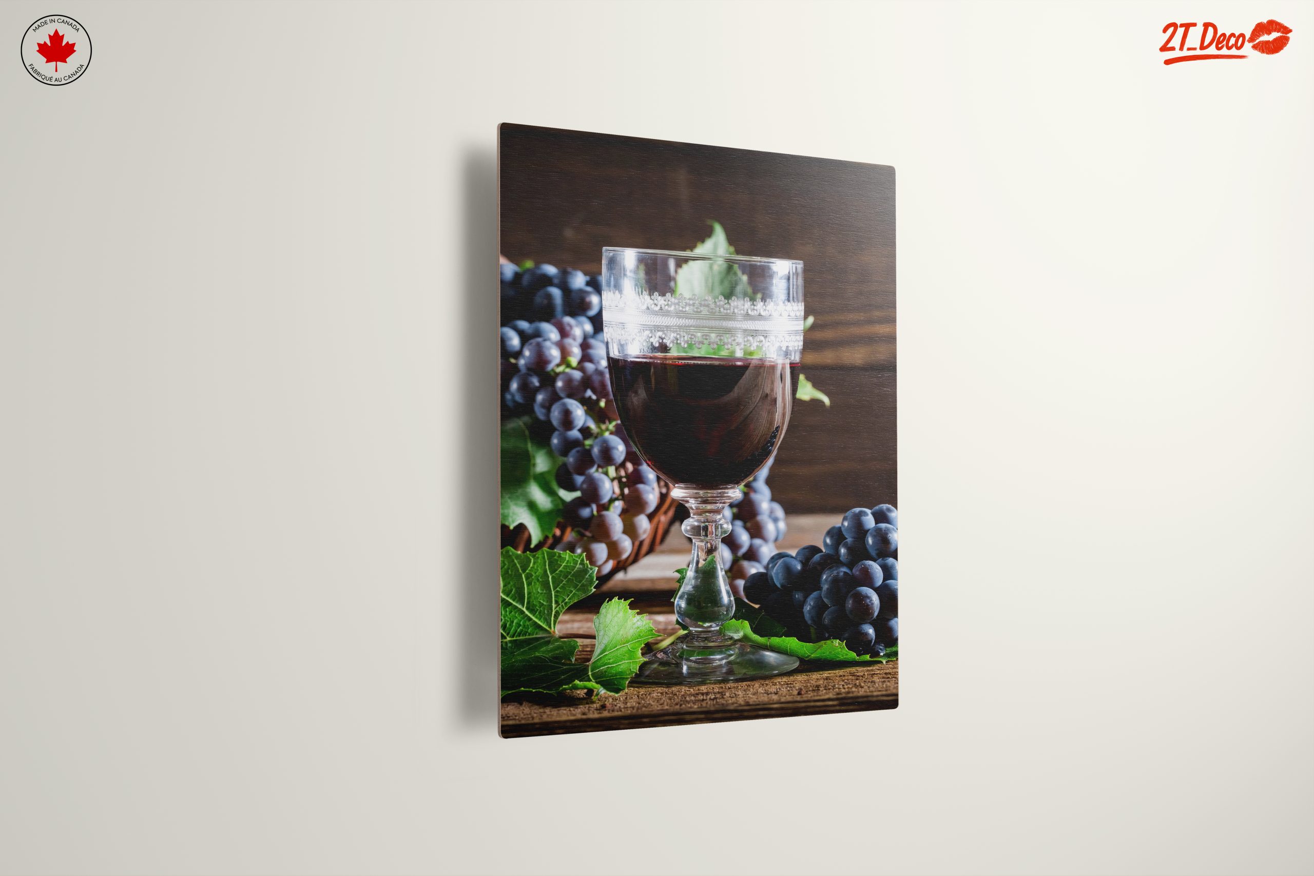 Elegant Wine Still Life with Grapes - Image 13