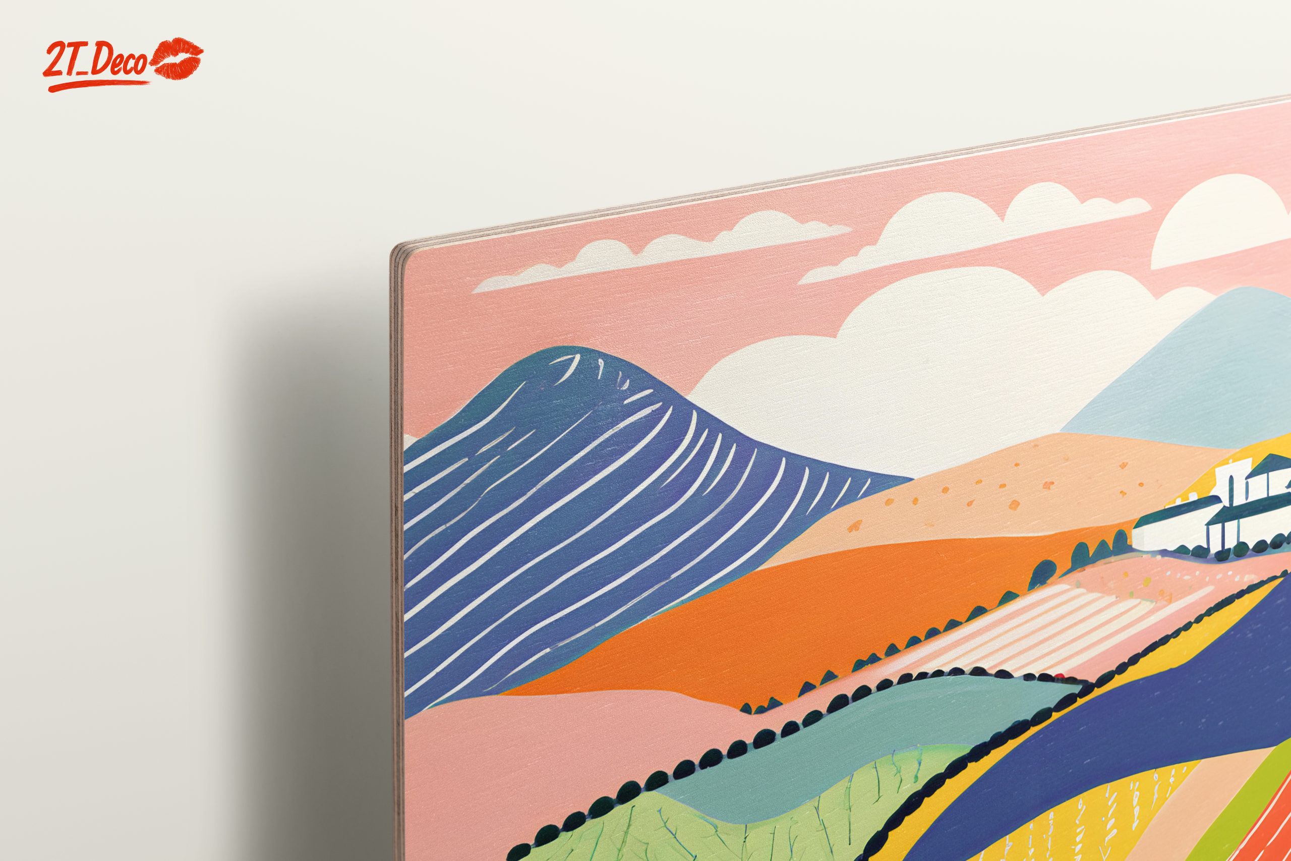 Vibrant Playful Abstract Landscape Art 2 - Image 15
