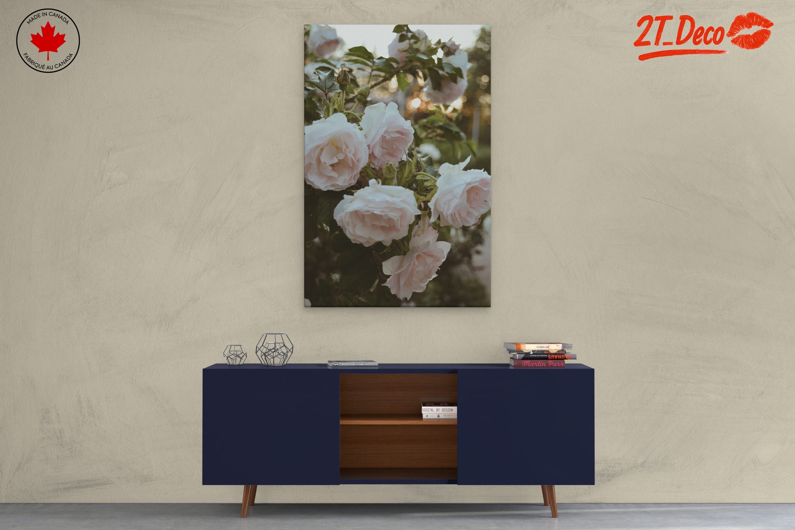 Delicate Pink Roses in Bloom - Image 3