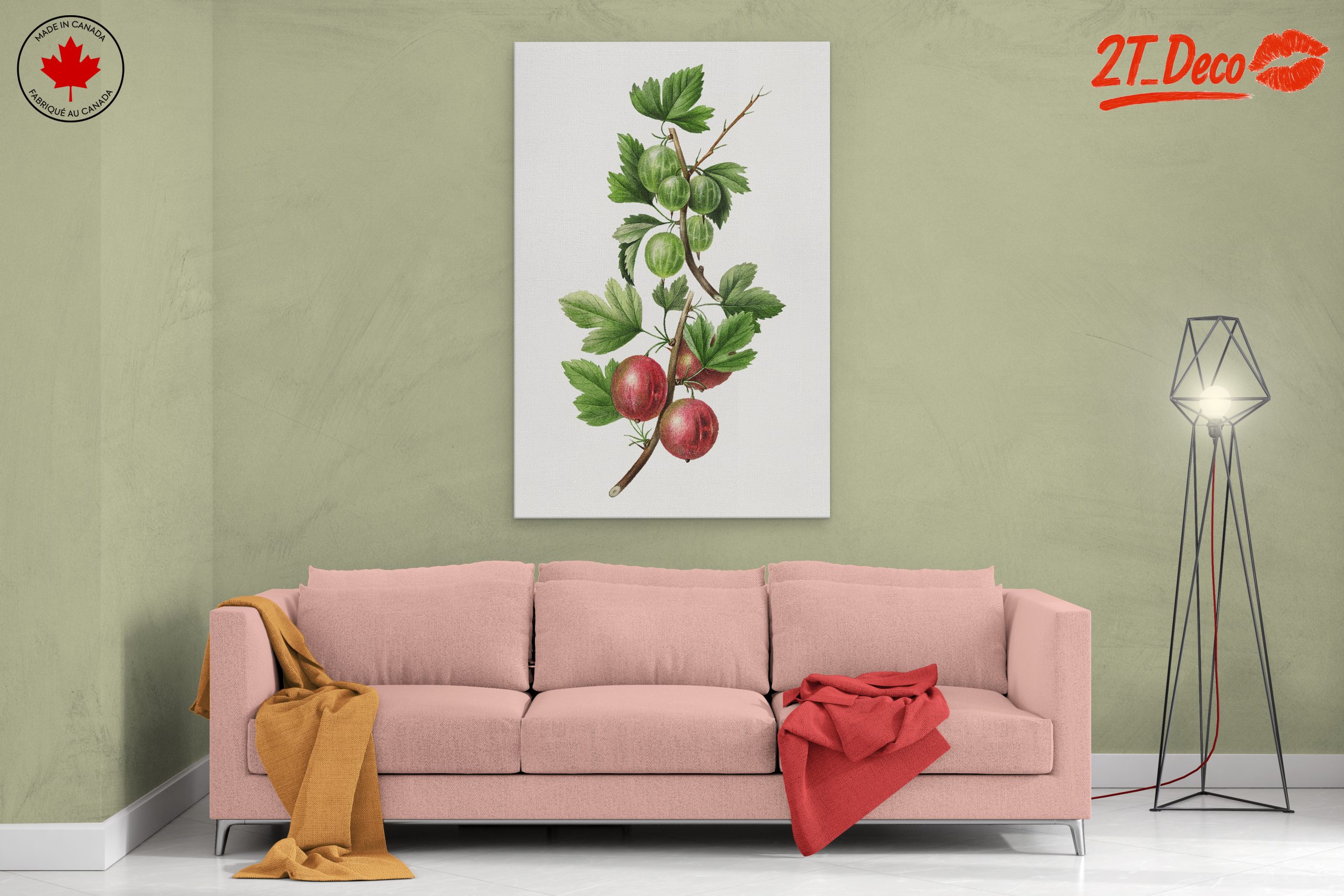 Gooseberries Botanical Illustration - Image 2