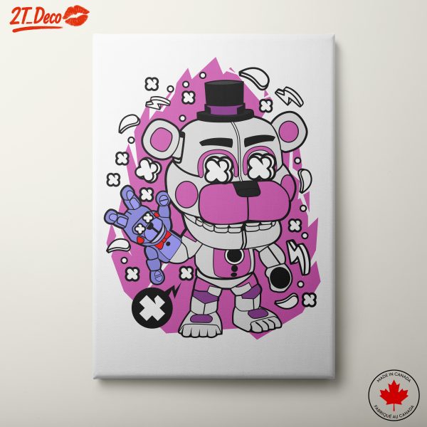 Cute Cartoon Character Art Featuring Playful Design