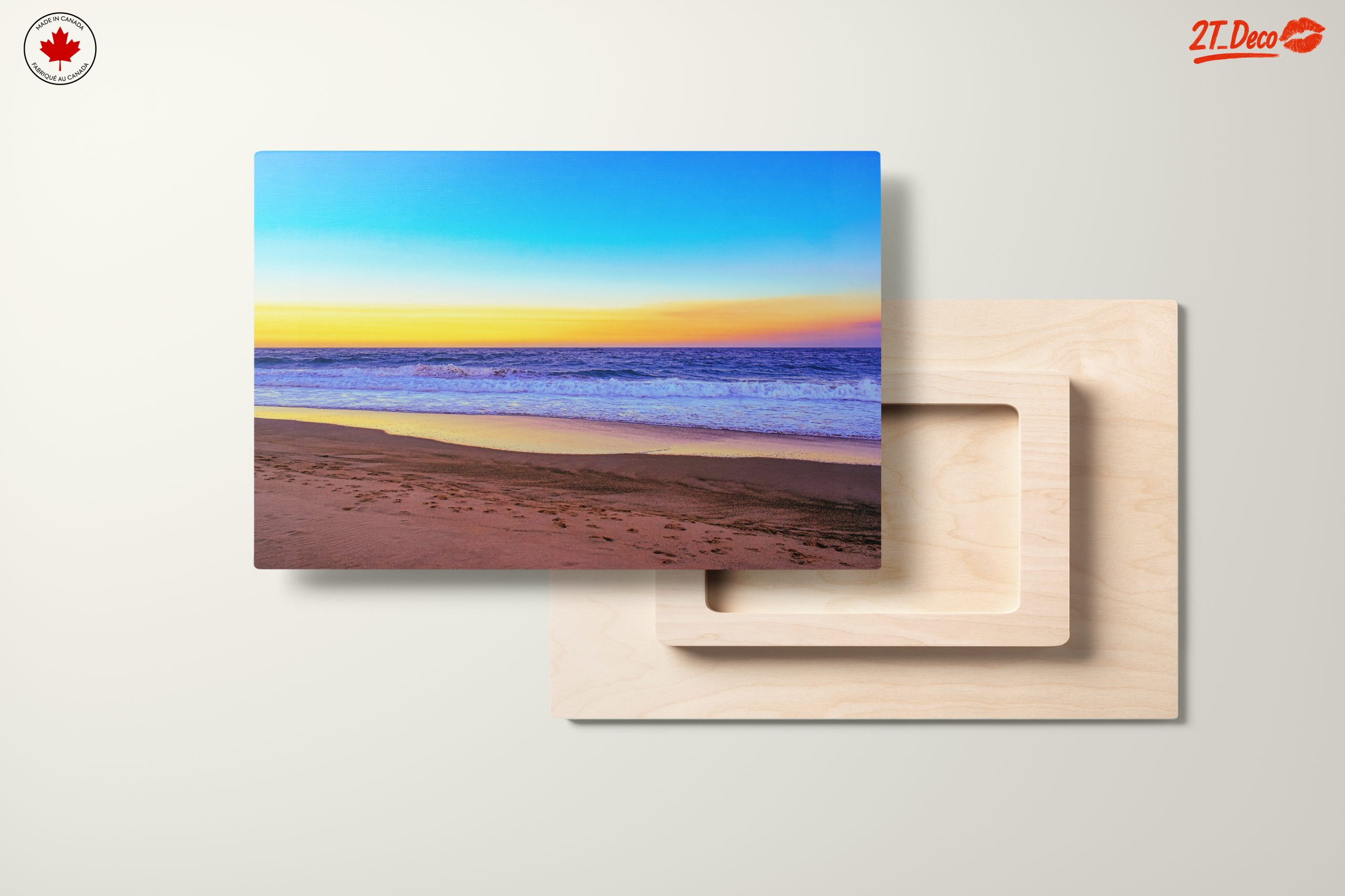Vibrant Beach Sunset Over Water - Image 11