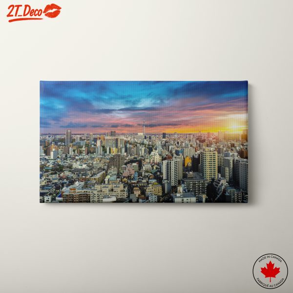 Stunning Cityscape at Sunset