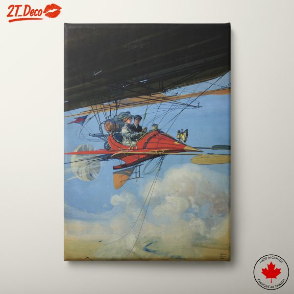 Vintage Aeronautical Adventure Art