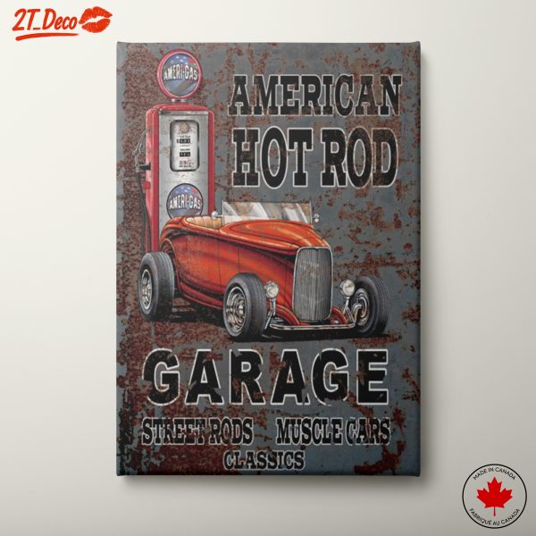 American Hot Rod Garage Art