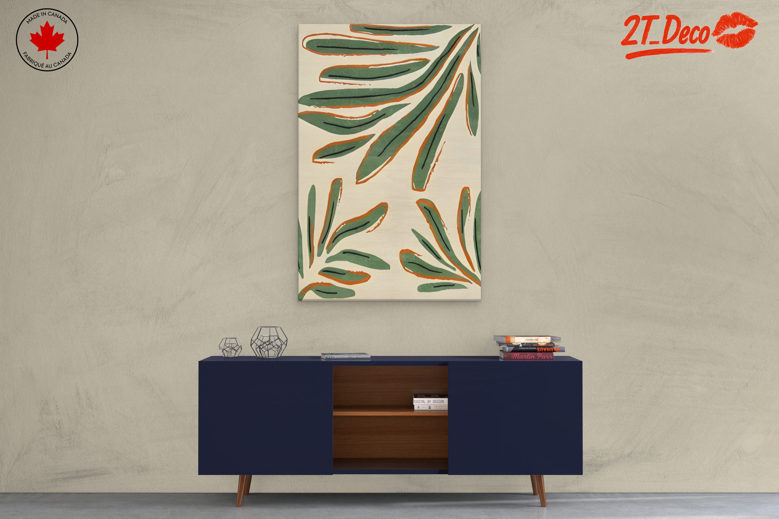 Abstract Botanical Leaf Design - Image 3