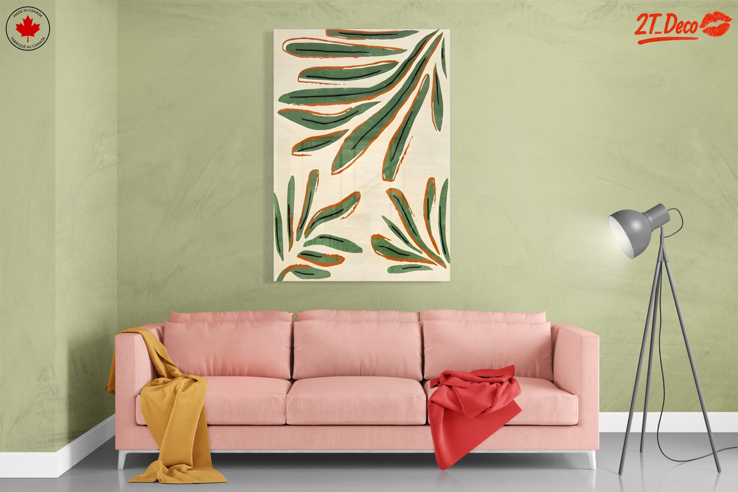 Abstract Botanical Leaf Design - Image 7