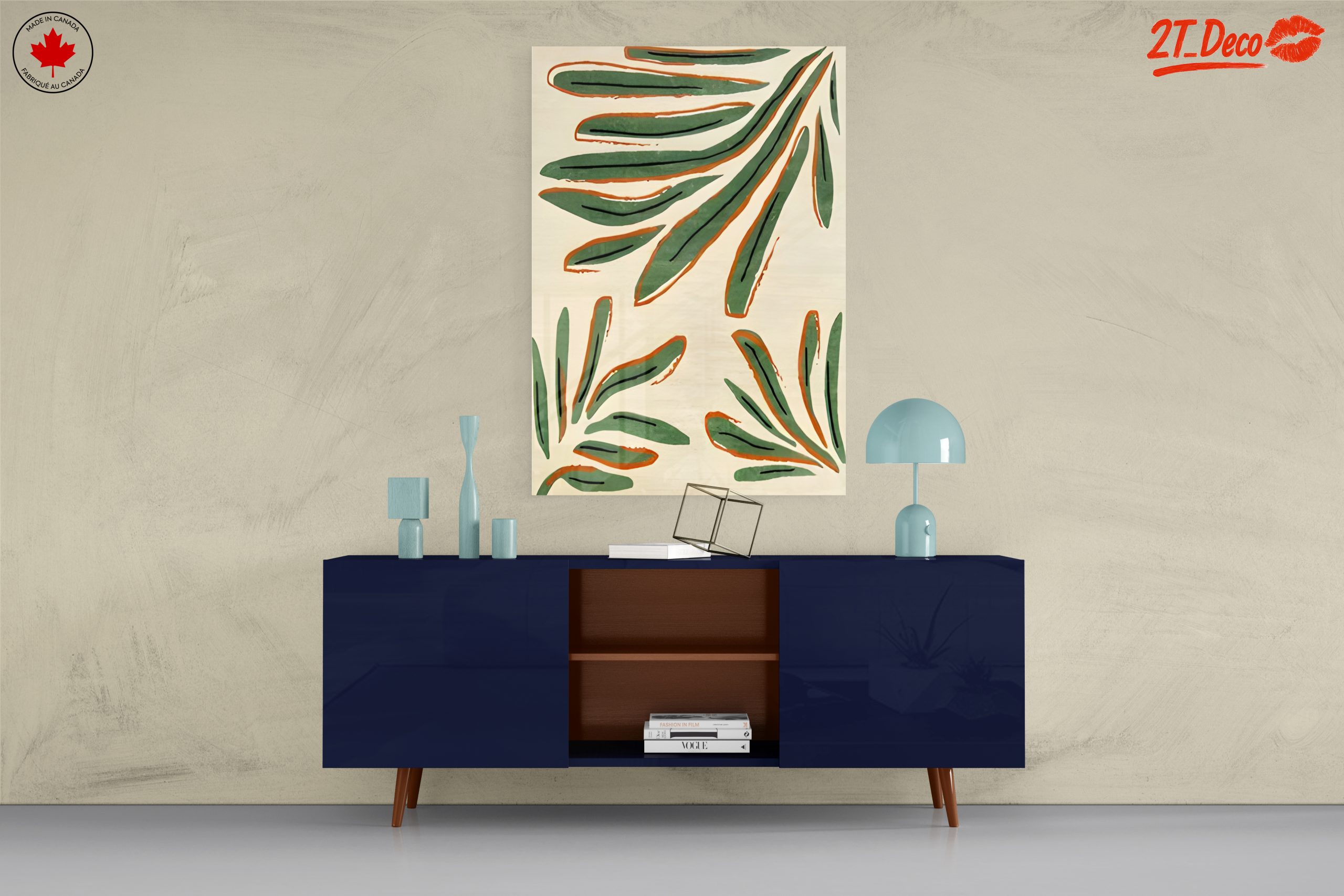 Abstract Botanical Leaf Design - Image 8