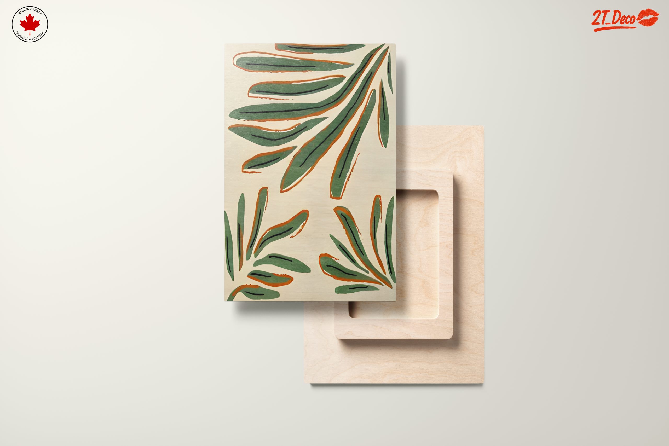 Abstract Botanical Leaf Design - Image 11