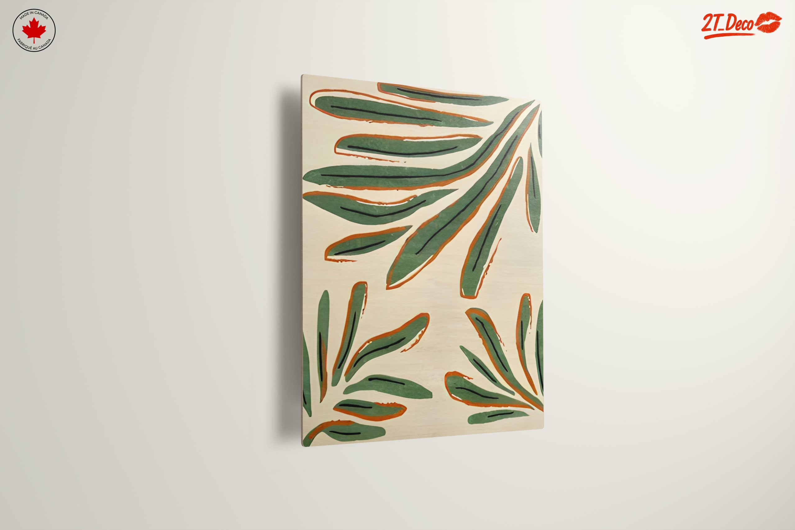 Abstract Botanical Leaf Design - Image 13