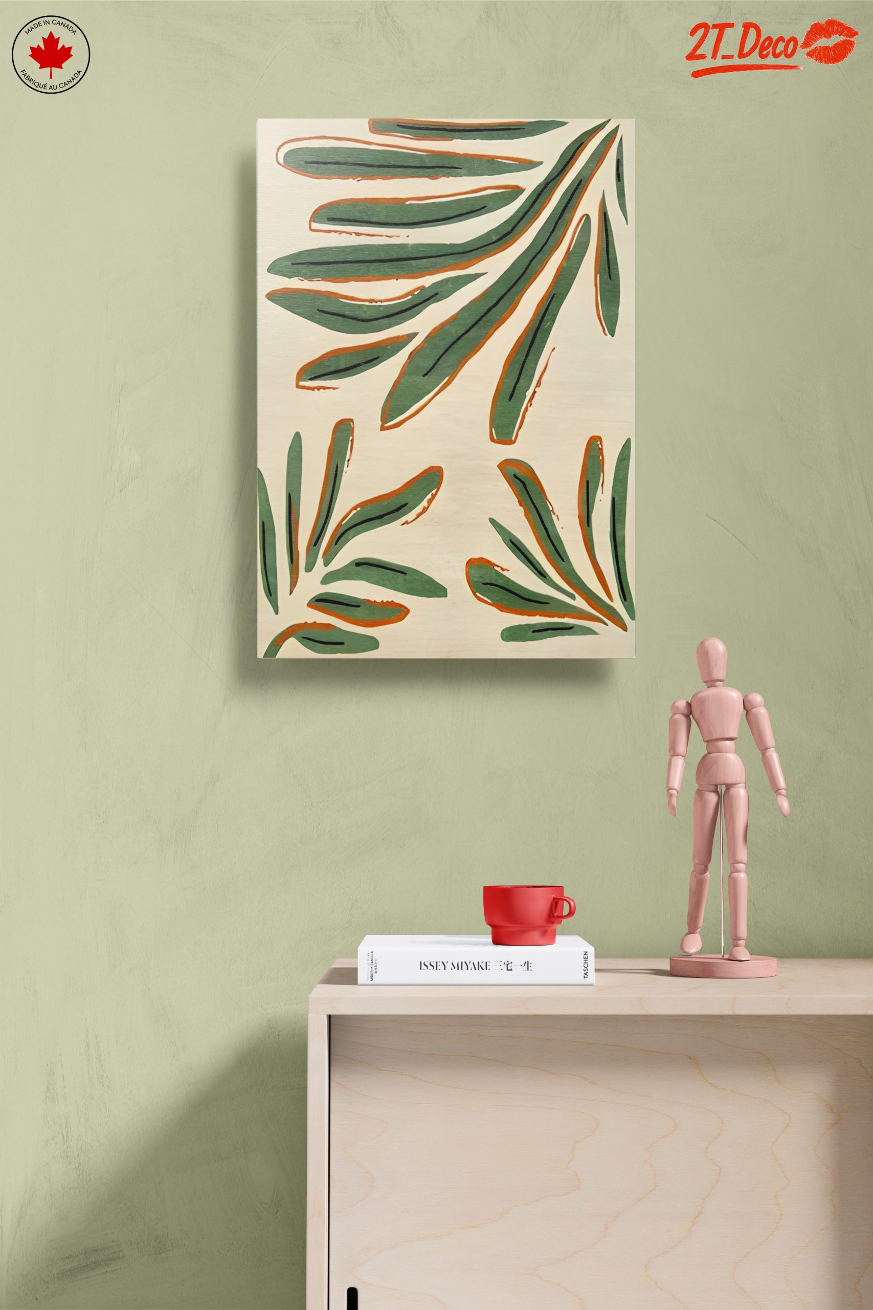 Abstract Botanical Leaf Design - Image 14