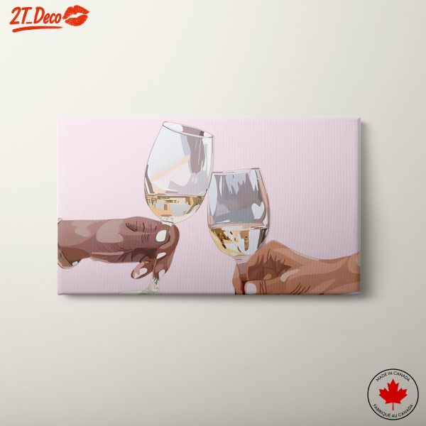 Celebratory Wine Glasses Art