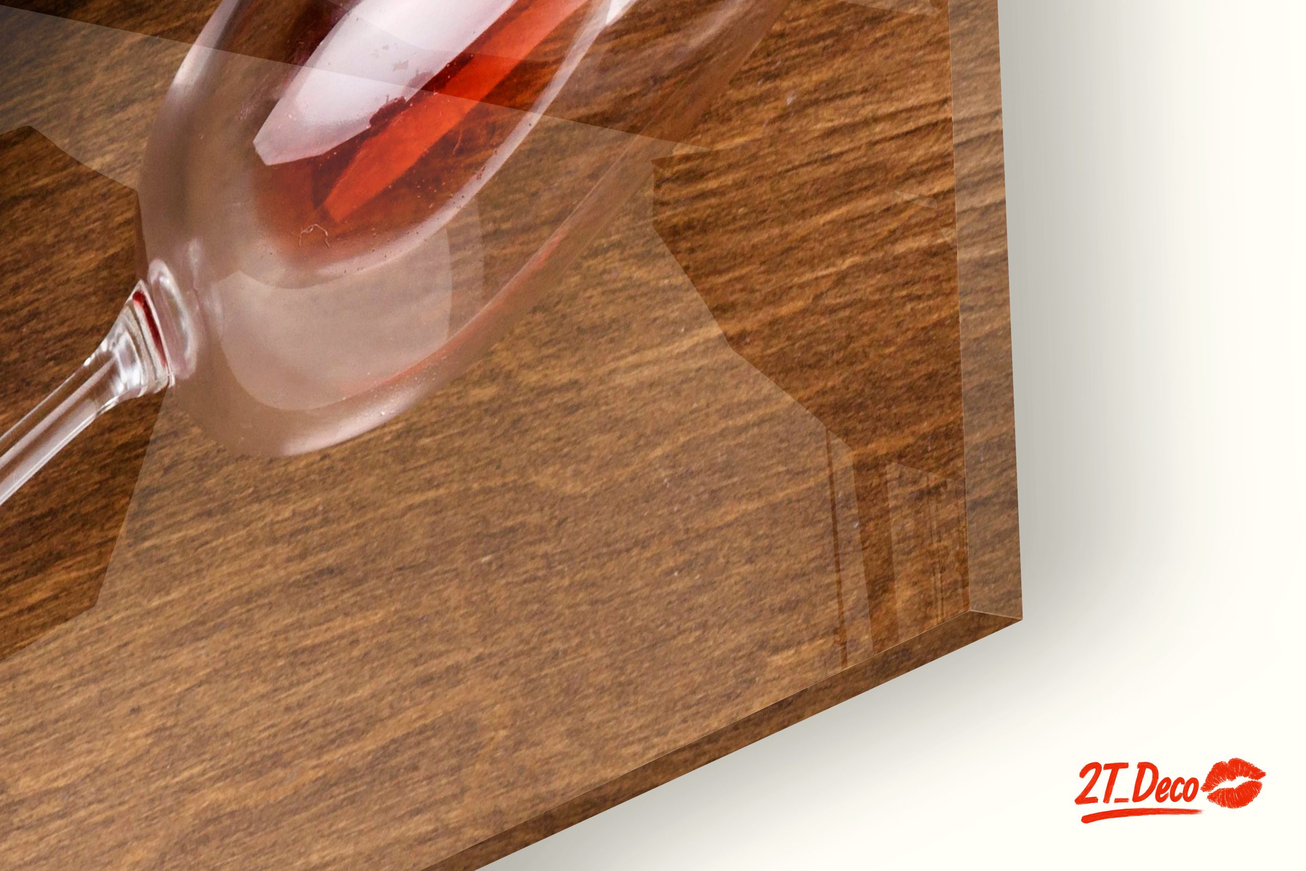 Elegant Wine and Glass Still Life - Image 9