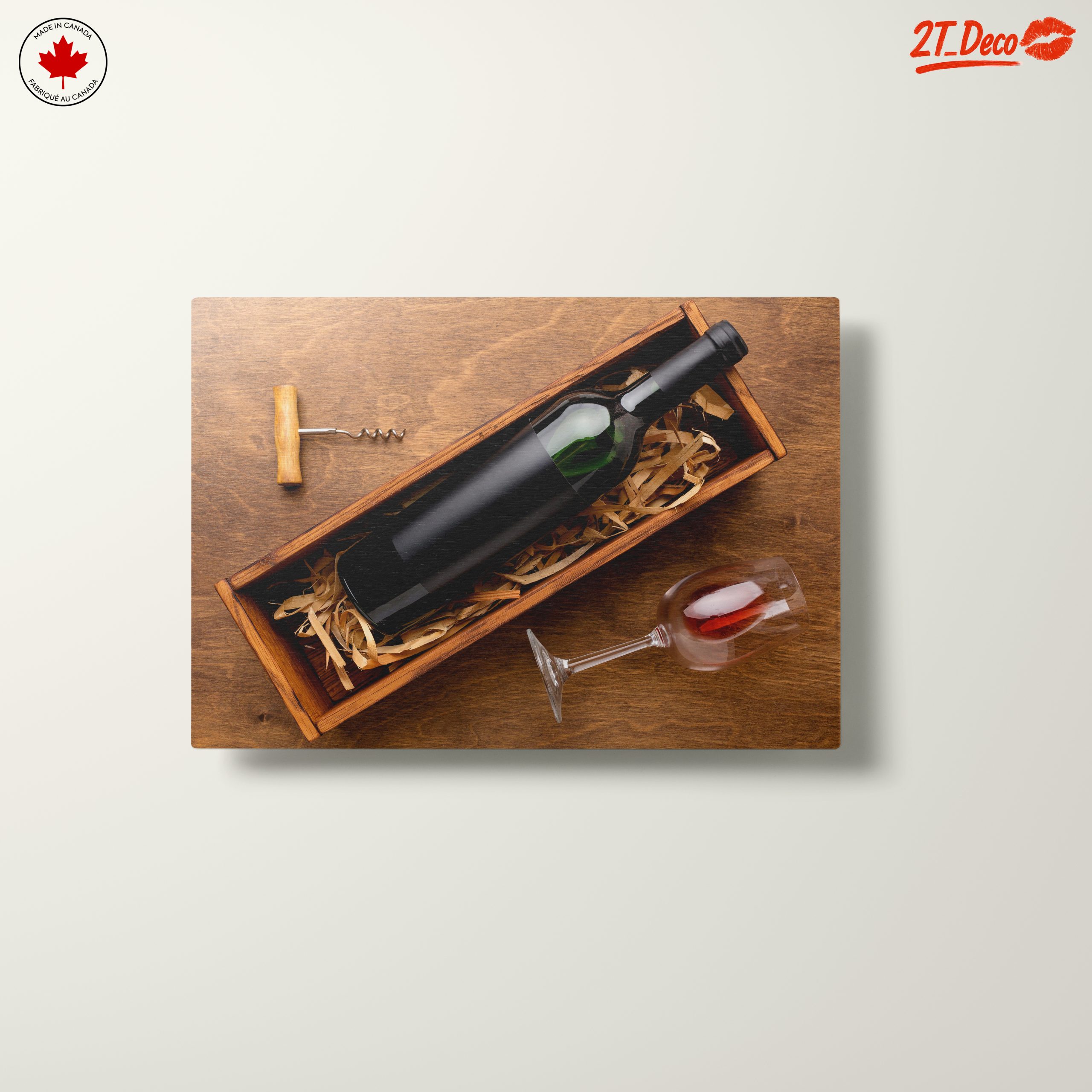 Elegant Wine and Glass Still Life - Image 10