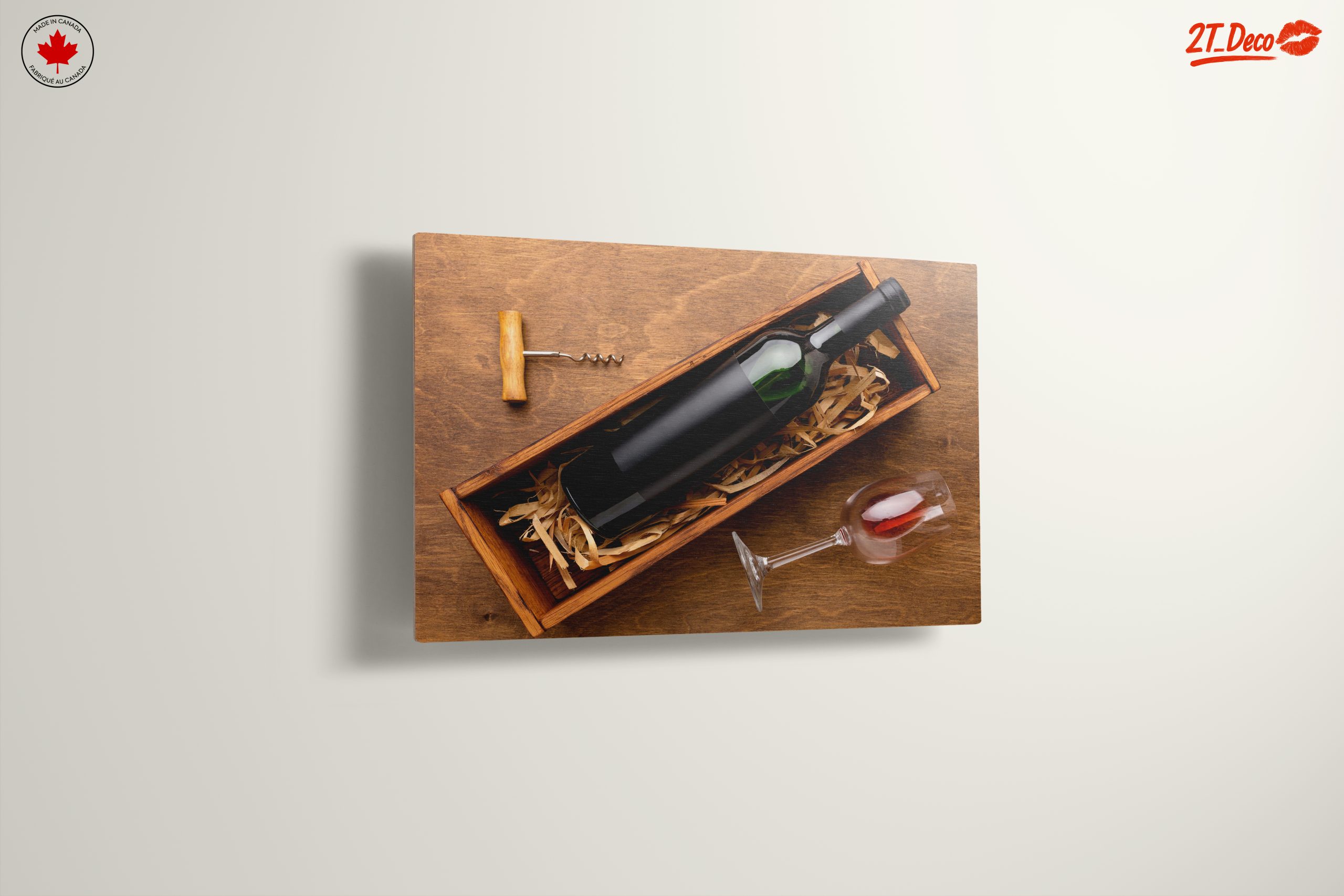 Elegant Wine and Glass Still Life - Image 13