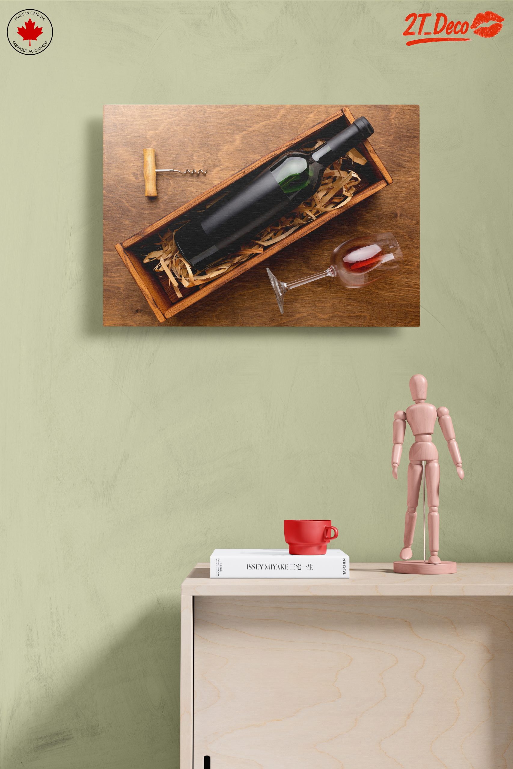 Elegant Wine and Glass Still Life - Image 14