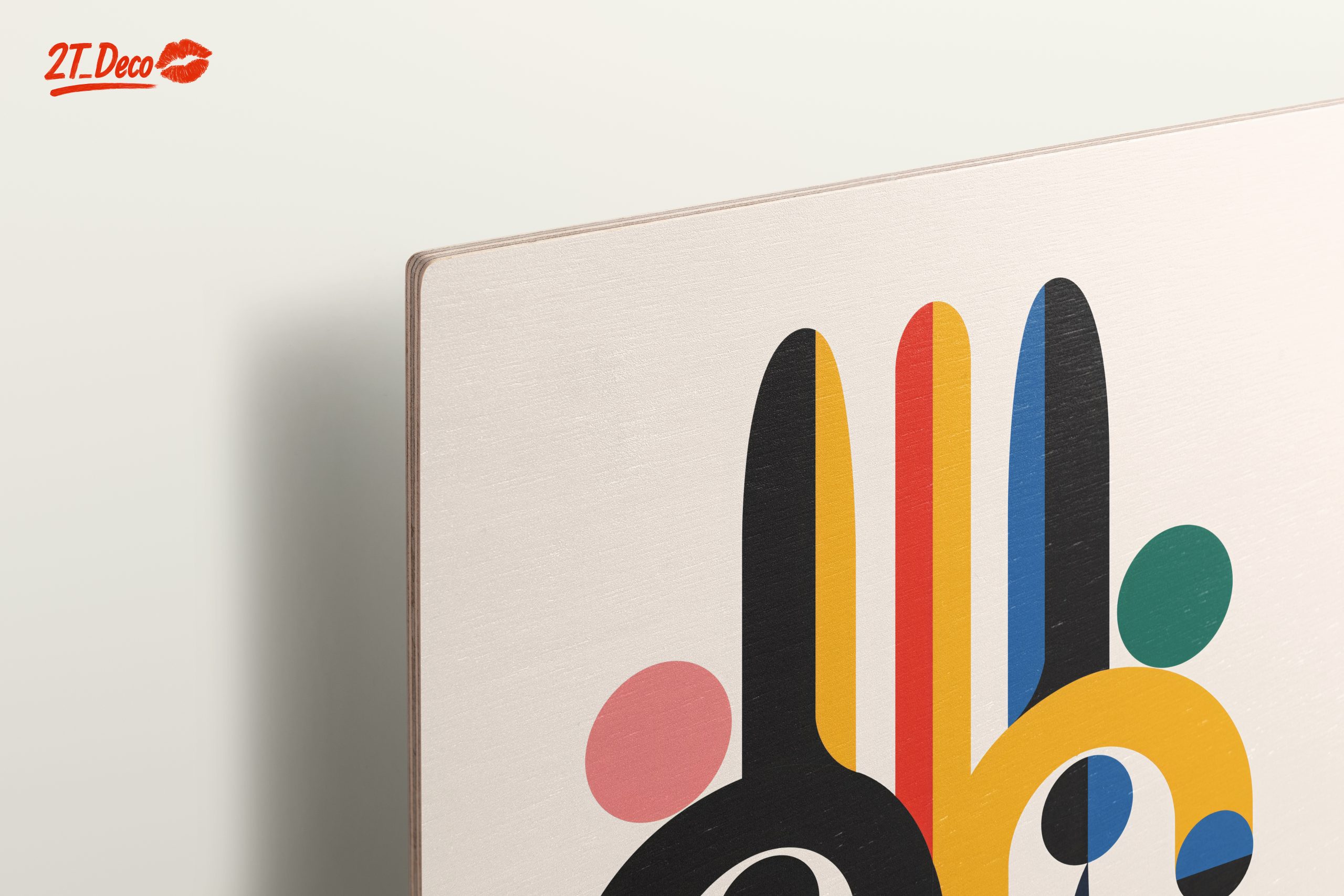 Vibrant Abstract Figure Art with Bold Colors - Image 15