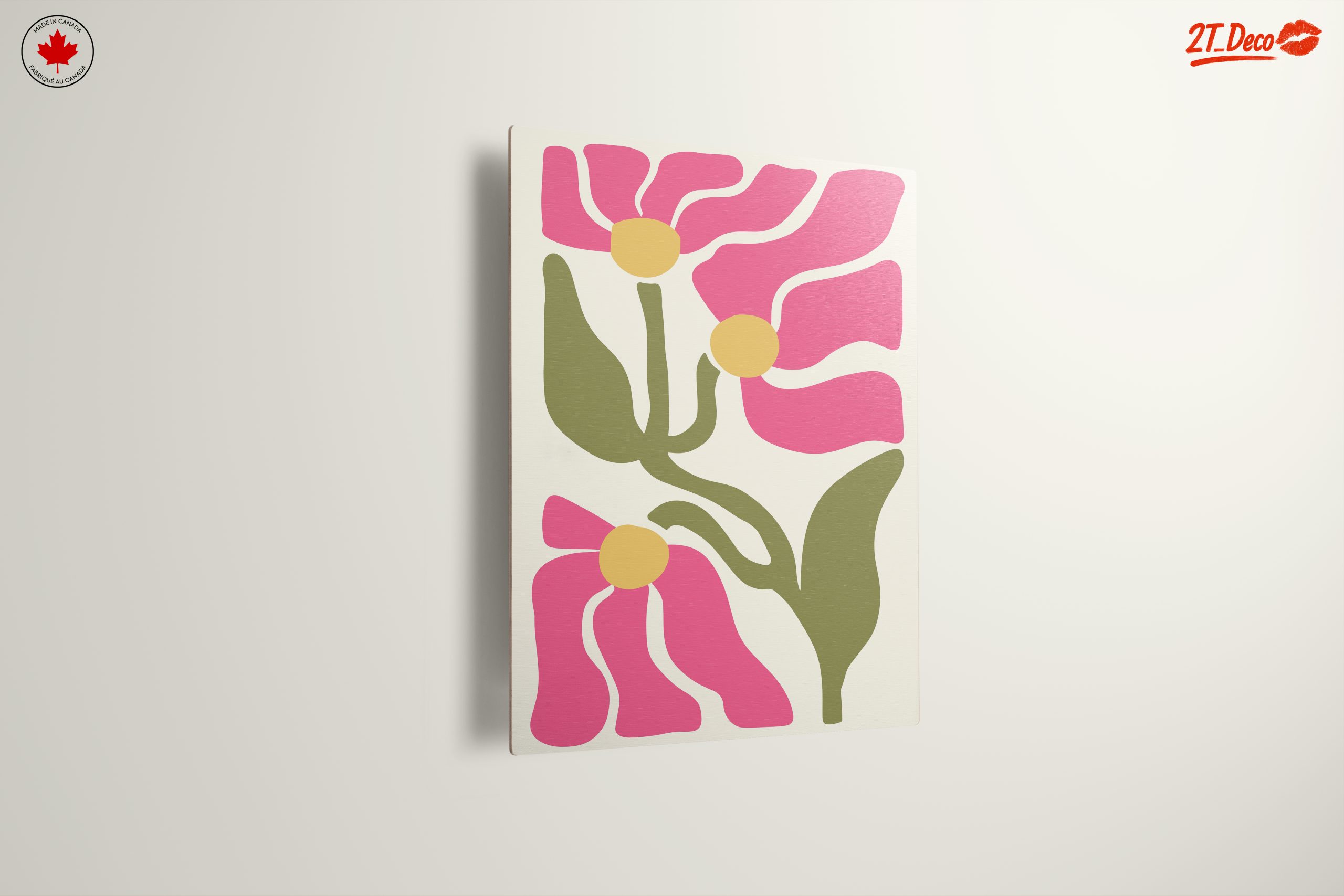 Stylized Floral Design in Bold Colors - Image 13