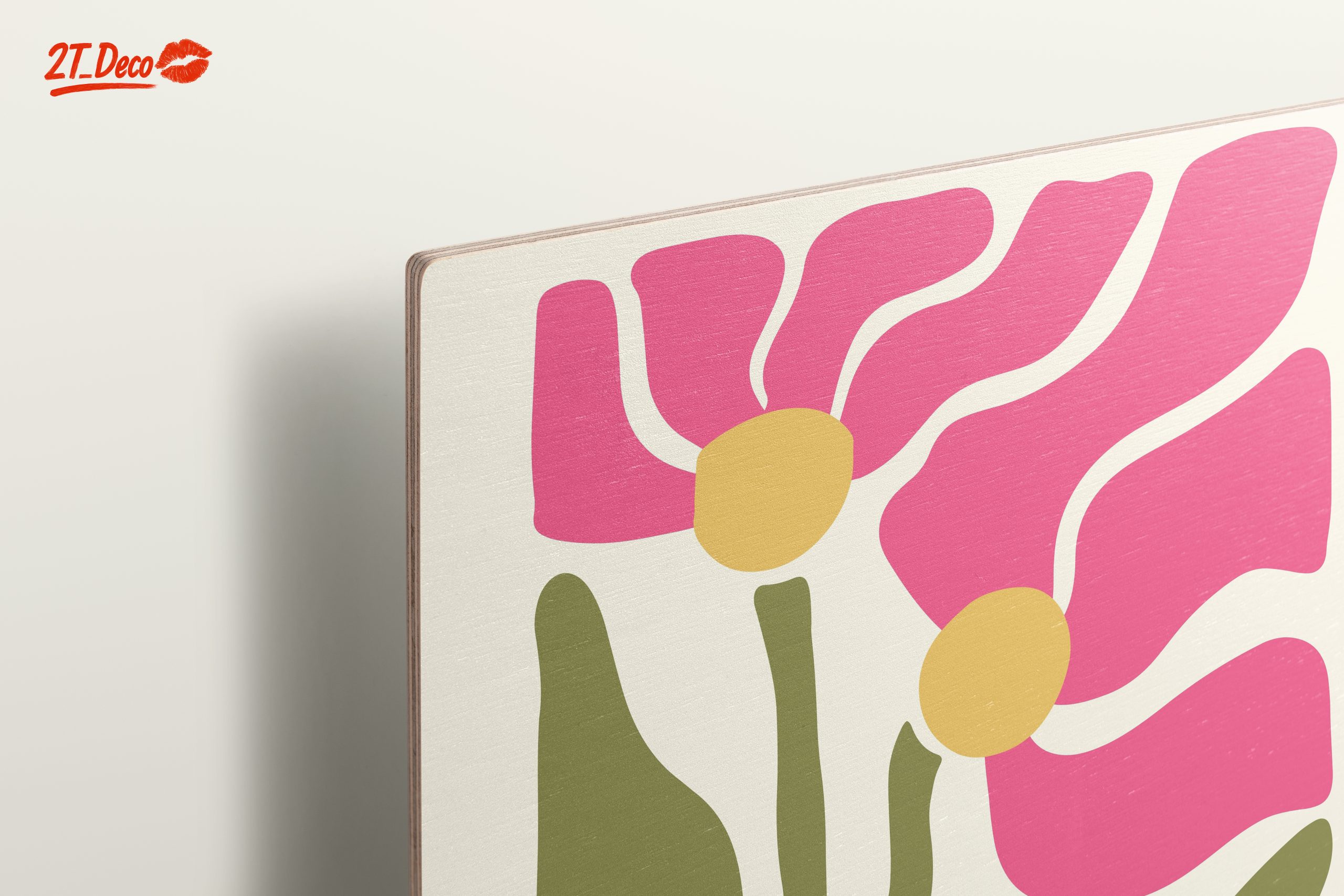 Stylized Floral Design in Bold Colors - Image 15