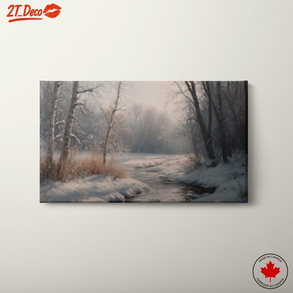 Serene Winter Landscape with Snow-Covered Trees 2