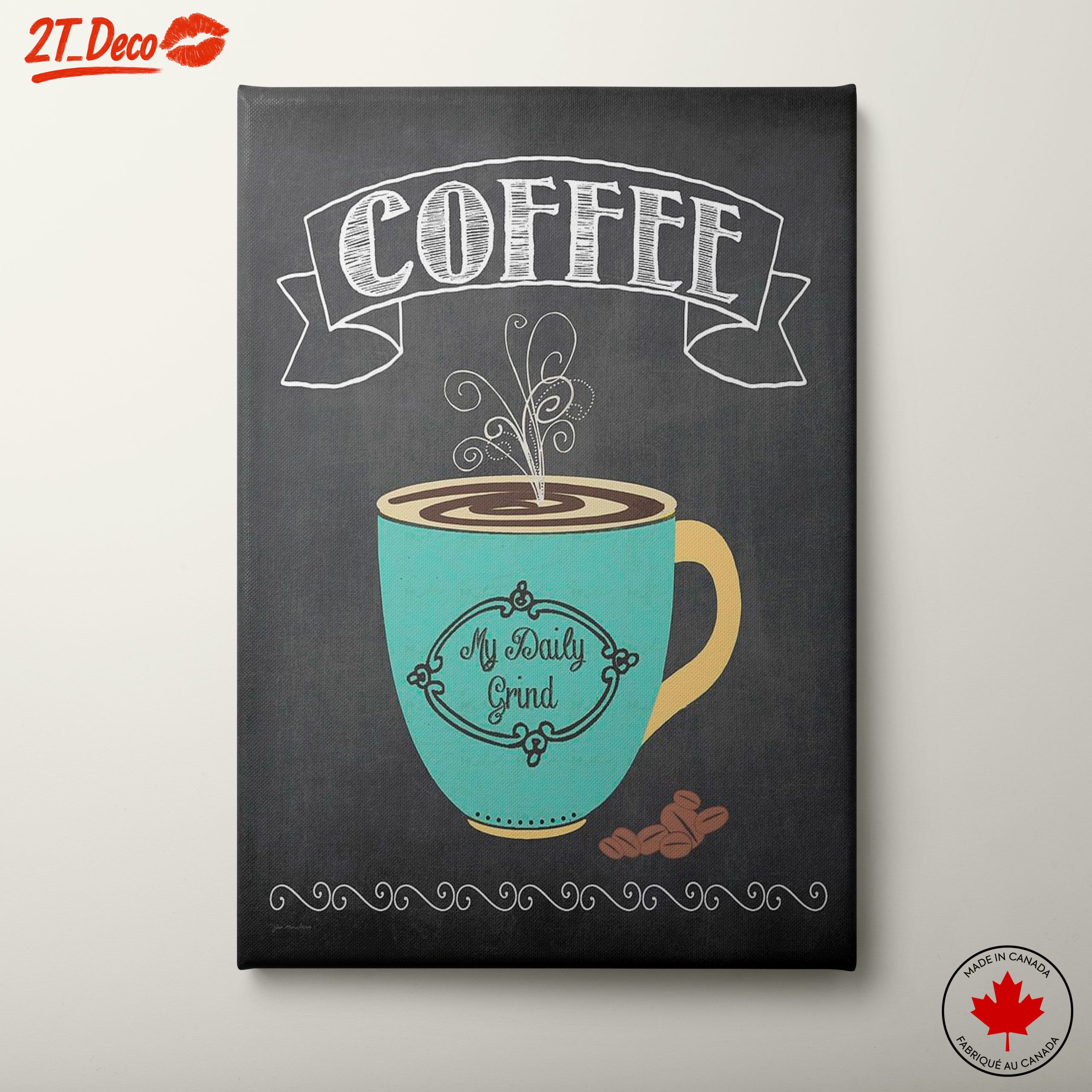 Chalkboard Coffee Art for Home