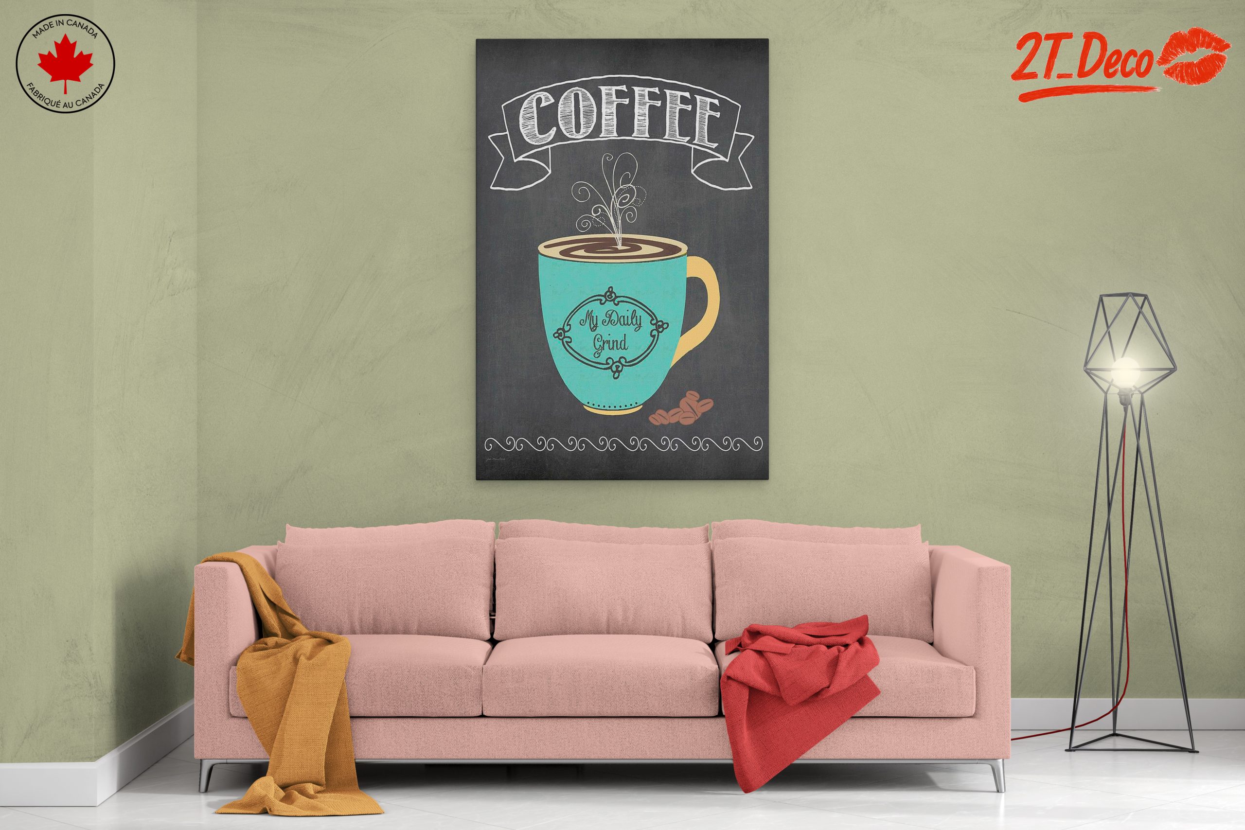 Chalkboard Coffee Art for Home - Image 2
