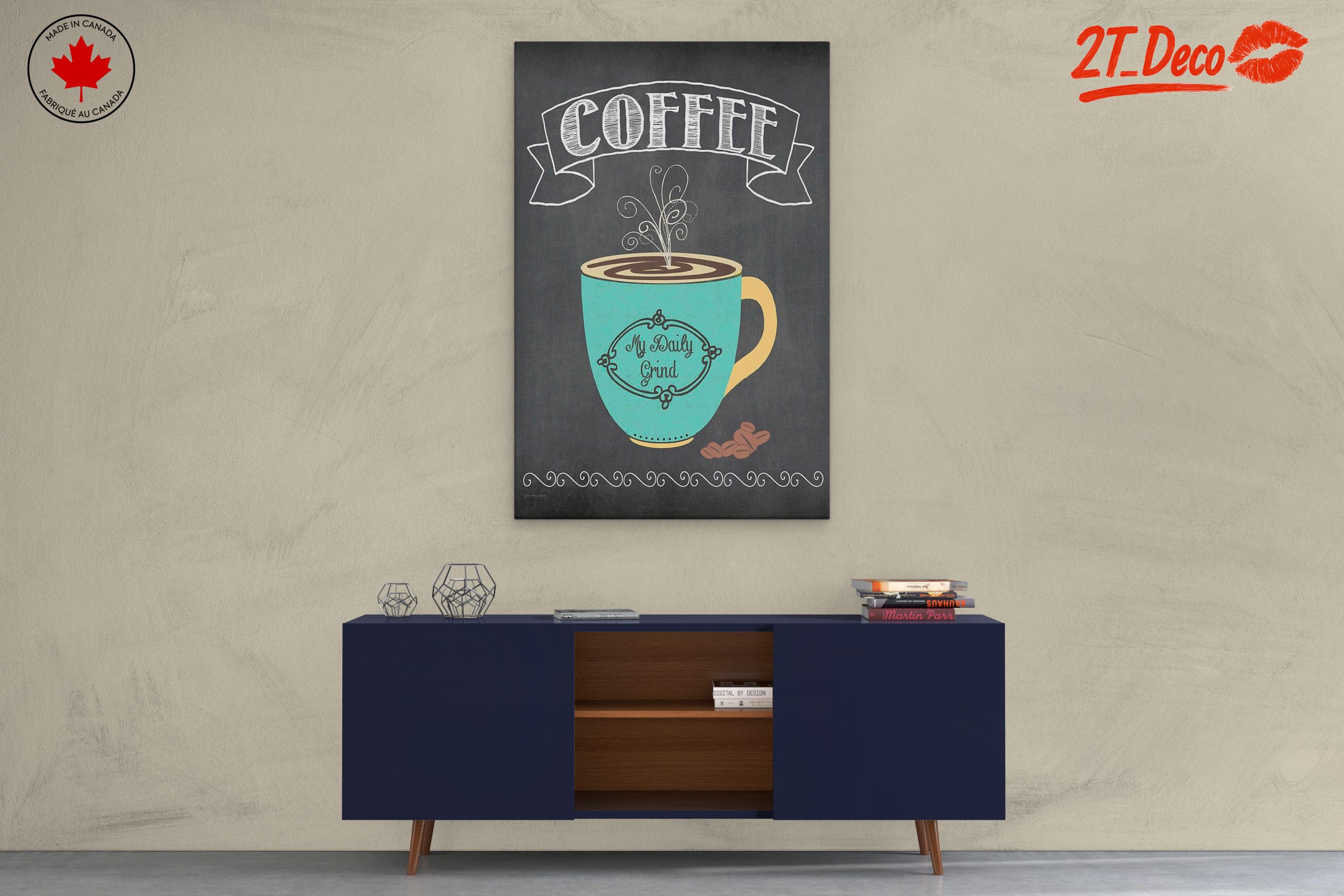 Chalkboard Coffee Art for Home - Image 3
